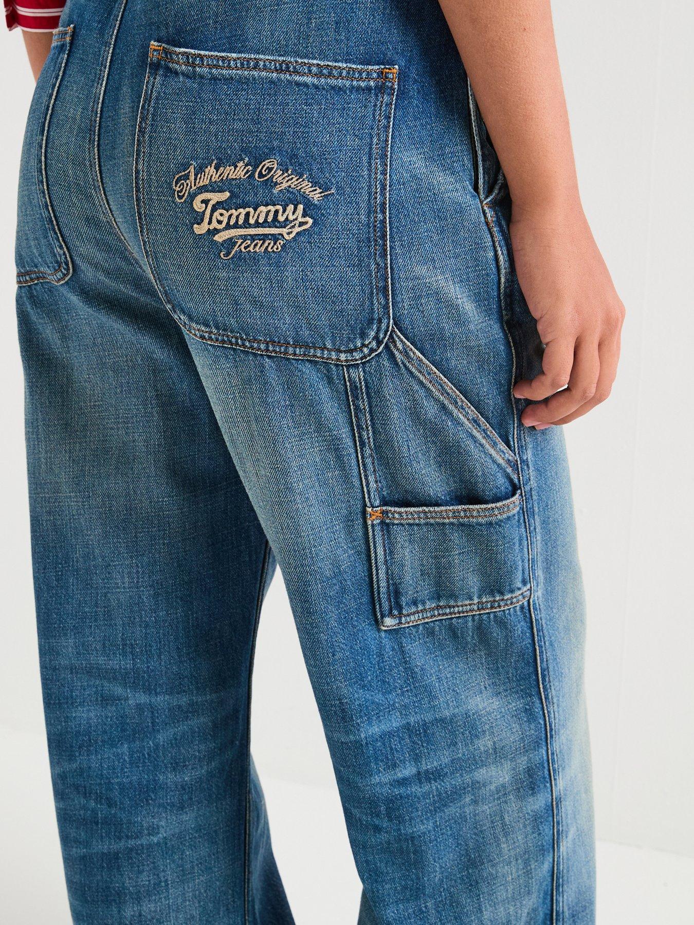  image of tommy-jeans-classic-dungaree-blue