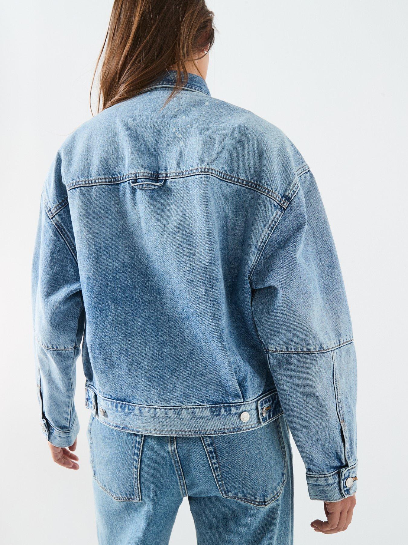 Image 2 of 6 of Calvin Klein Jeans Denim Jacket - Rainy Blue