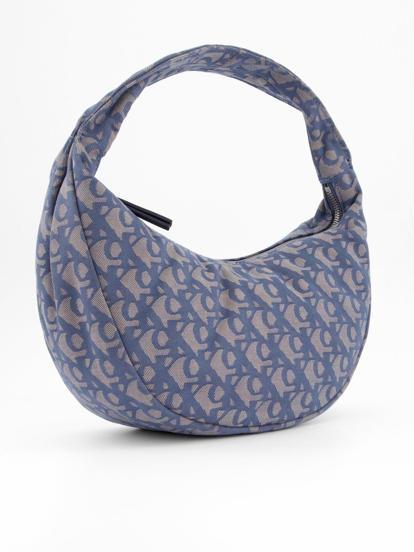  image of calvin-klein-jeans-ckj-monogram-medium-shoulder-bag-amp-blue-purple