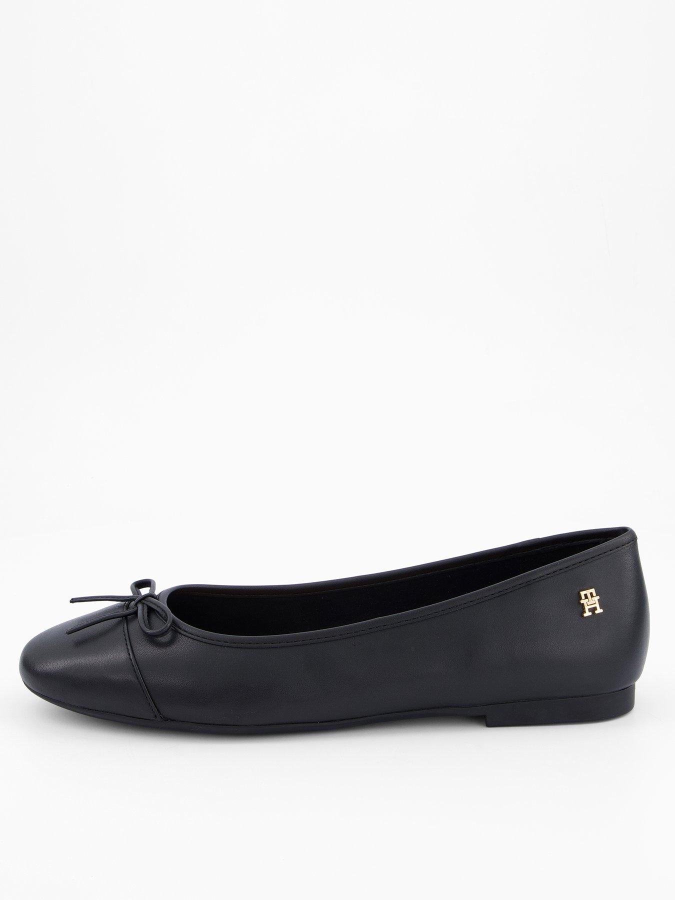 undefined Leather TH Monogram Ballerinas