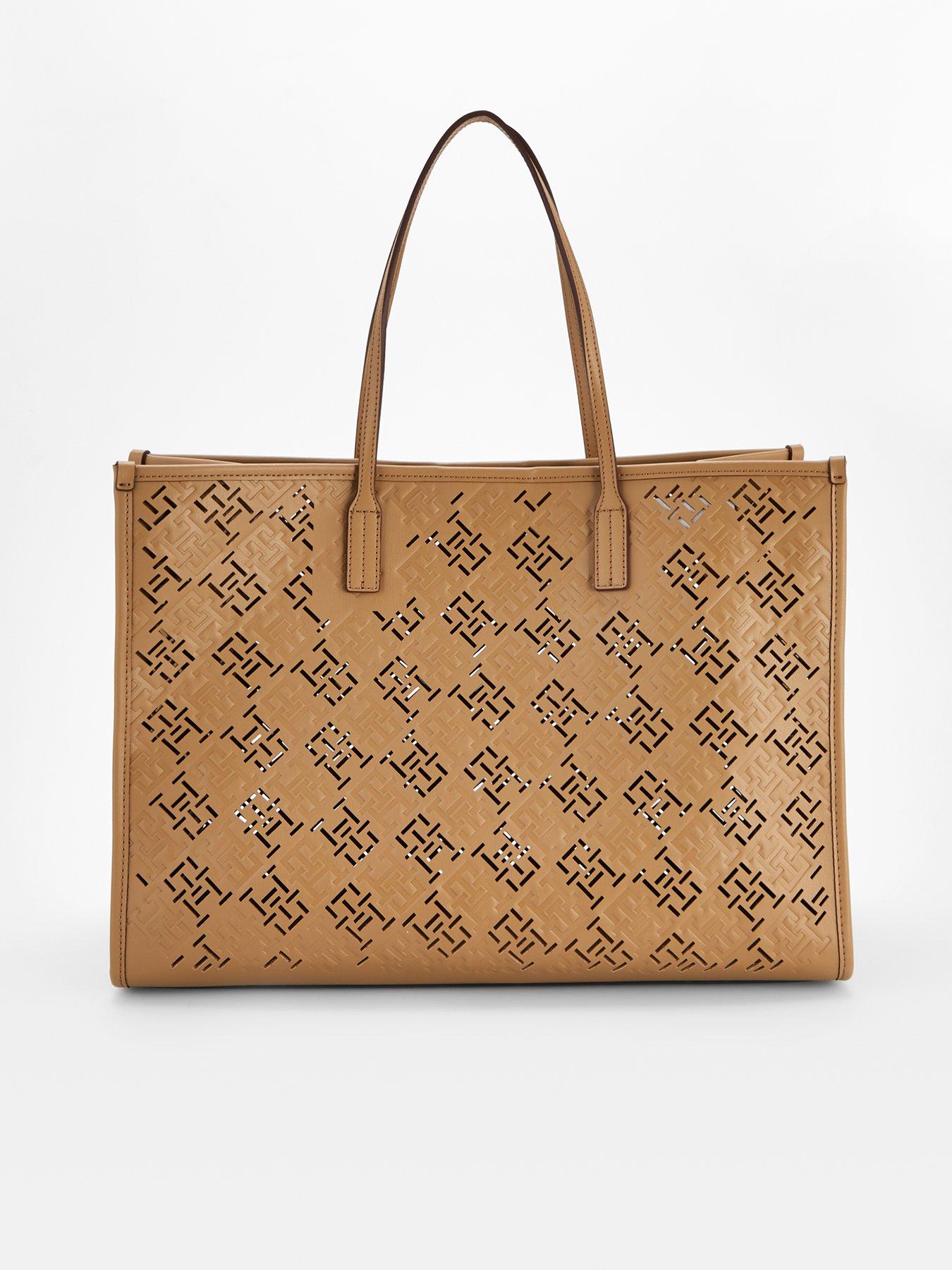 undefined Tote Monogram Bag - Beige