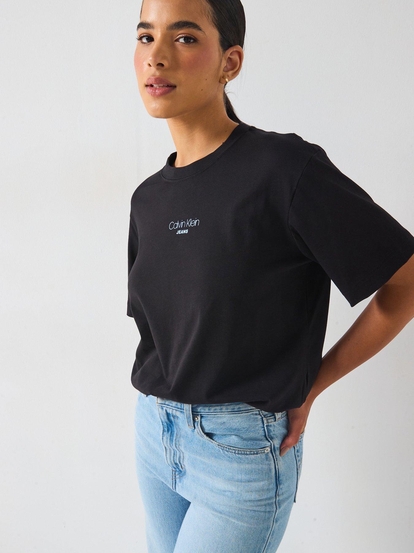undefined Boxy Fit T-Shirt - Black