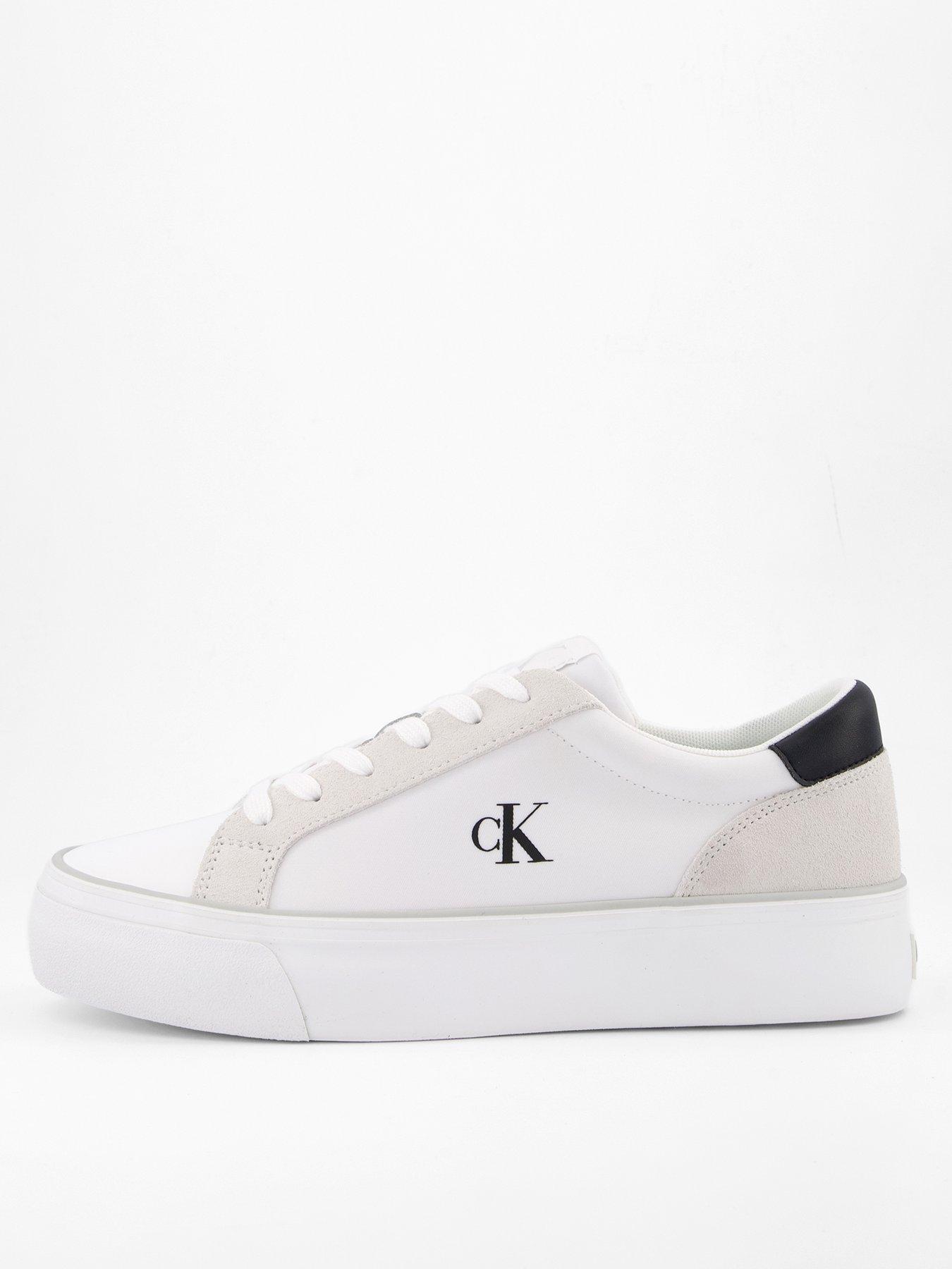 undefined Platform Ck Nylon Trainer & White/black