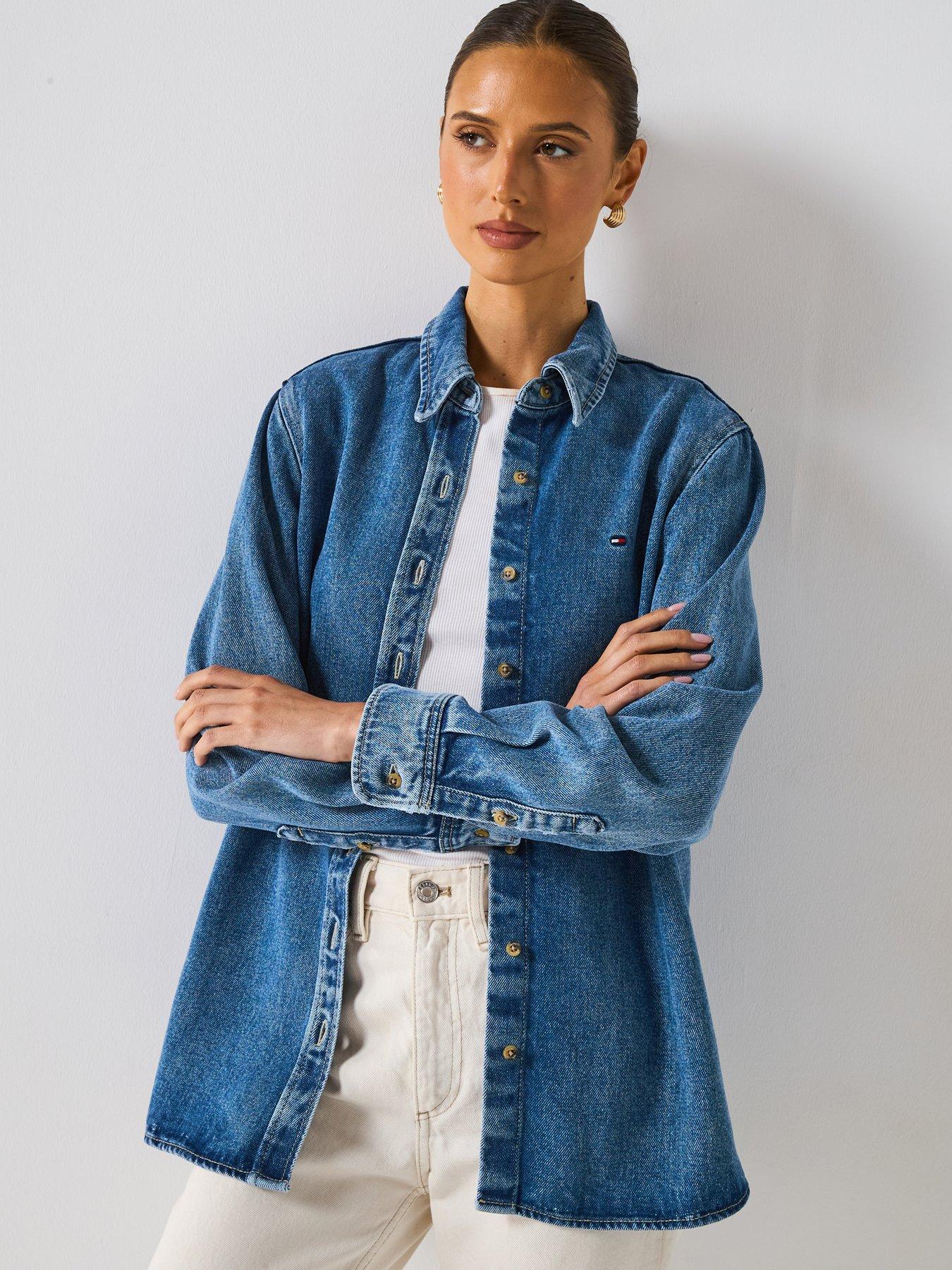 tommy-hilfiger-denim-lana-shirt-blue
