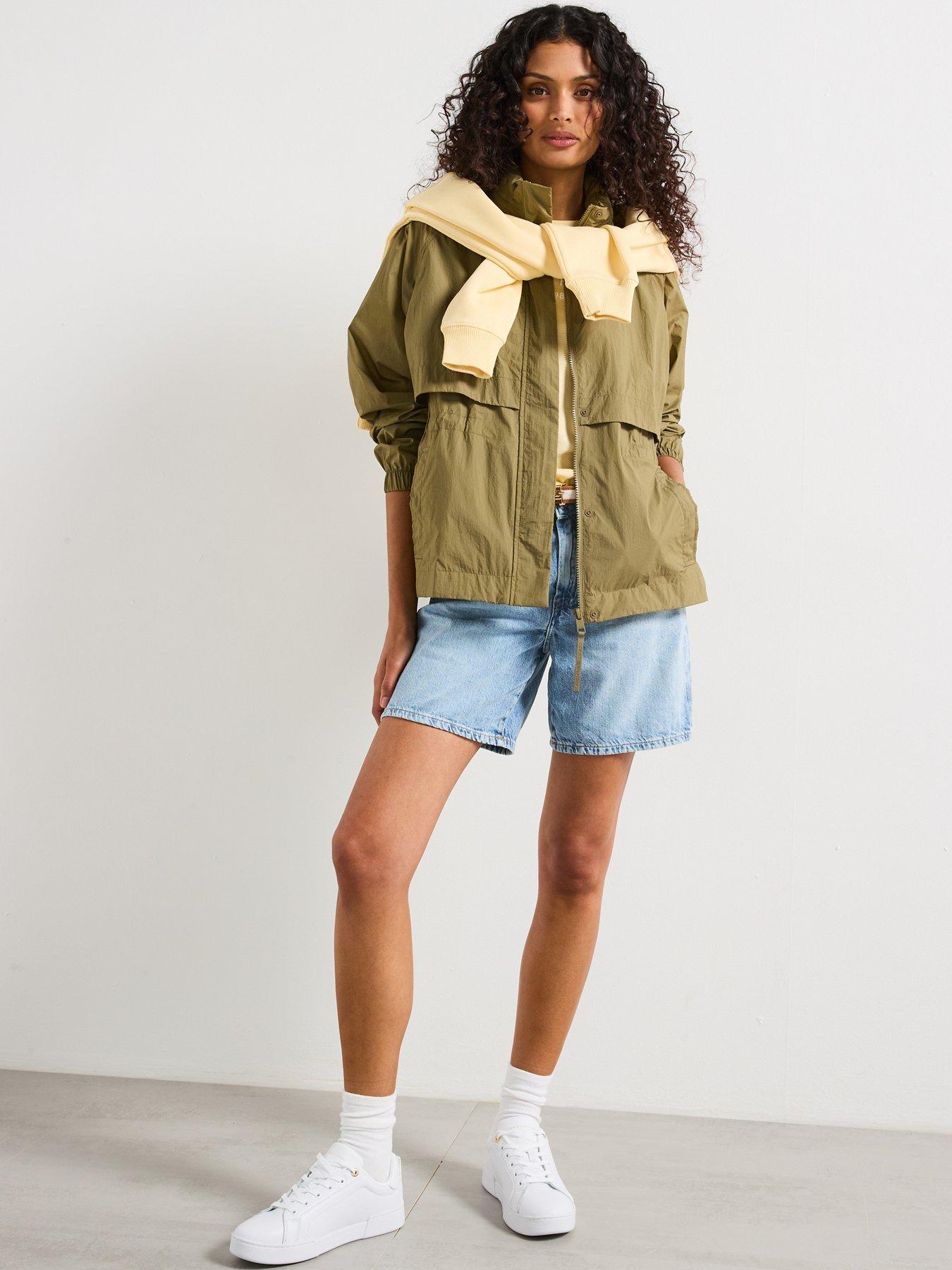 Image 3 of 6 of Tommy Hilfiger Ul Nylon Packable Windbreaker - Khaki