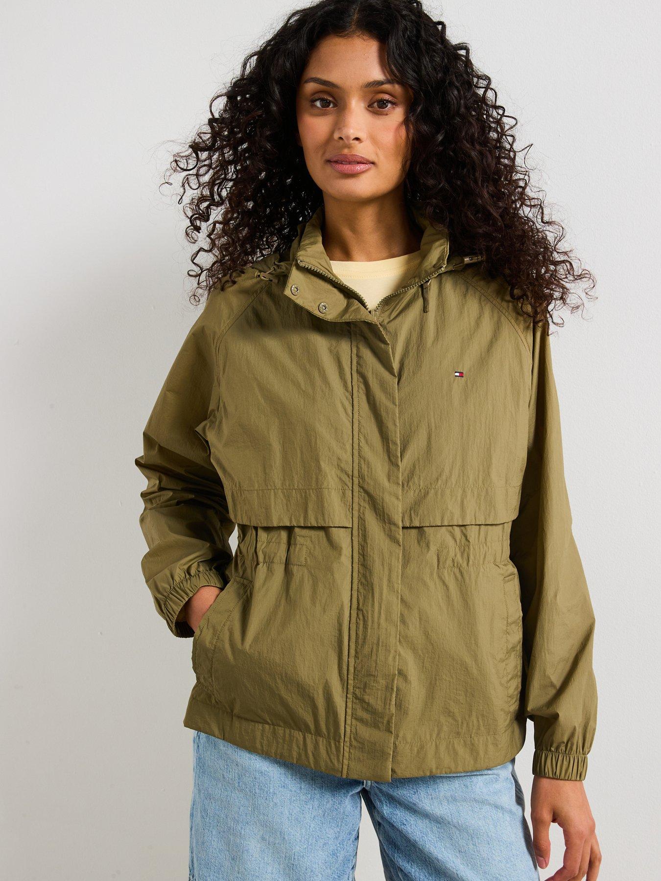 Image 5 of 6 of Tommy Hilfiger Ul Nylon Packable Windbreaker - Khaki