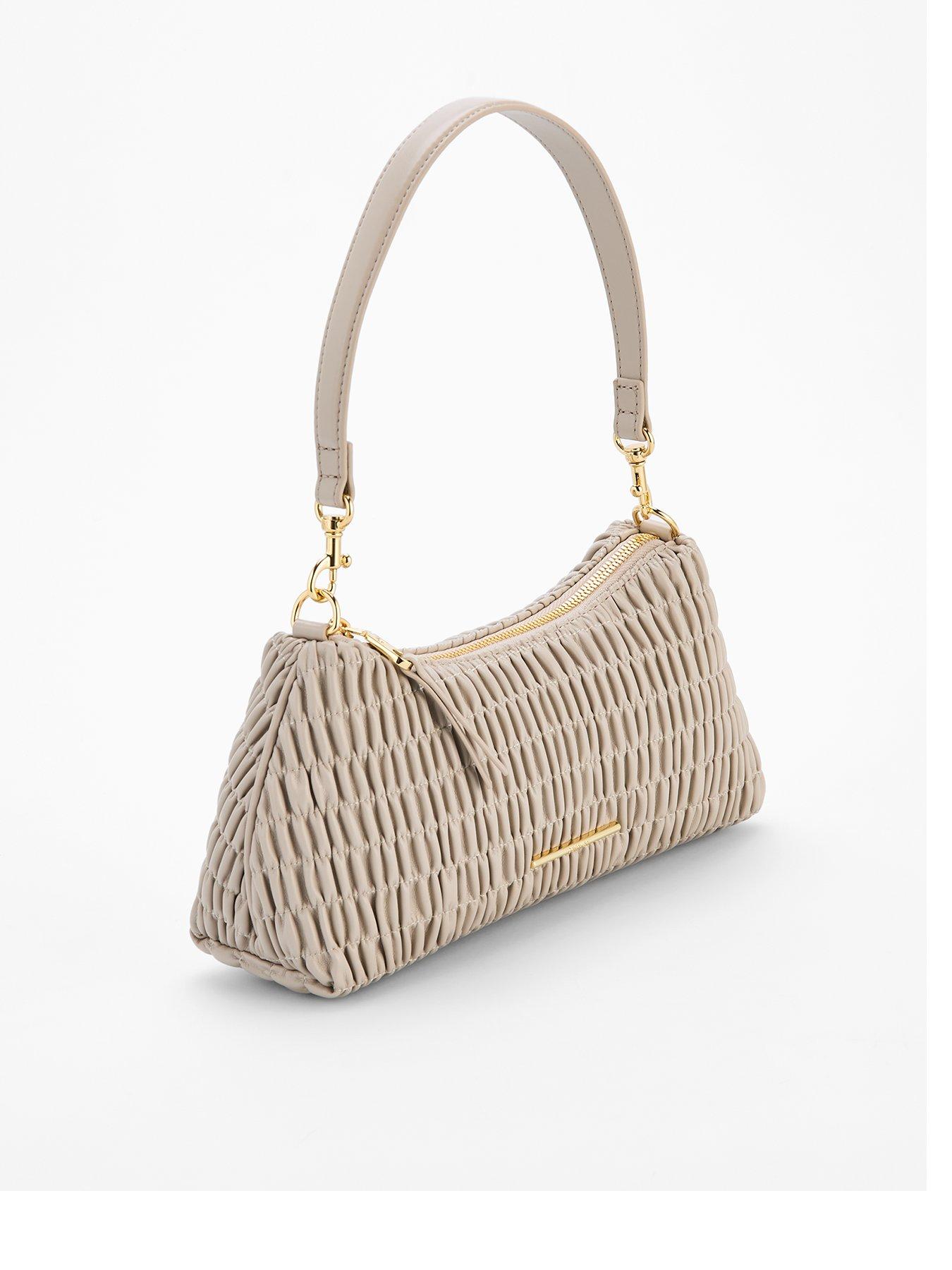 Image 2 of 4 of Calvin Klein Ruched Drop Shoulder Bag &amp; Chateau