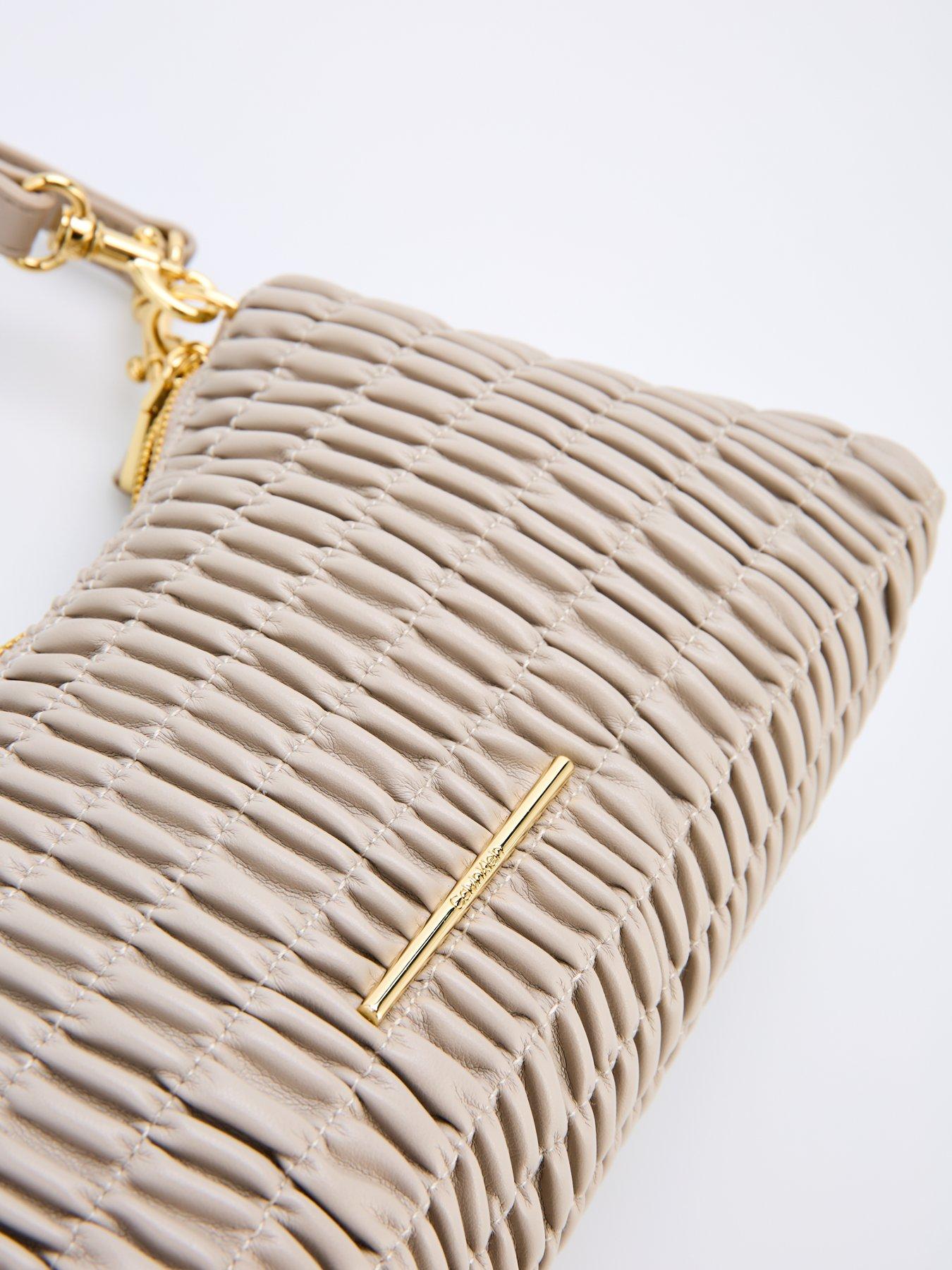 Image 3 of 4 of Calvin Klein Ruched Drop Shoulder Bag &amp; Chateau