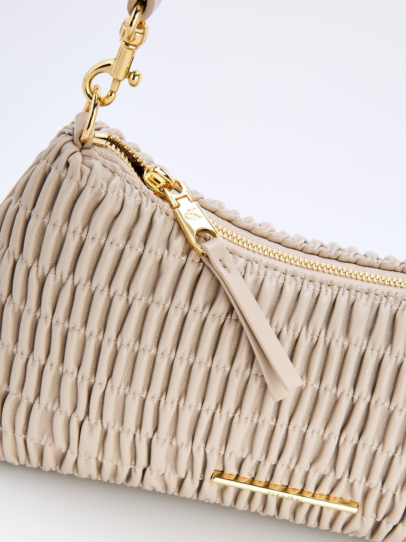 Image 4 of 4 of Calvin Klein Ruched Drop Shoulder Bag &amp; Chateau