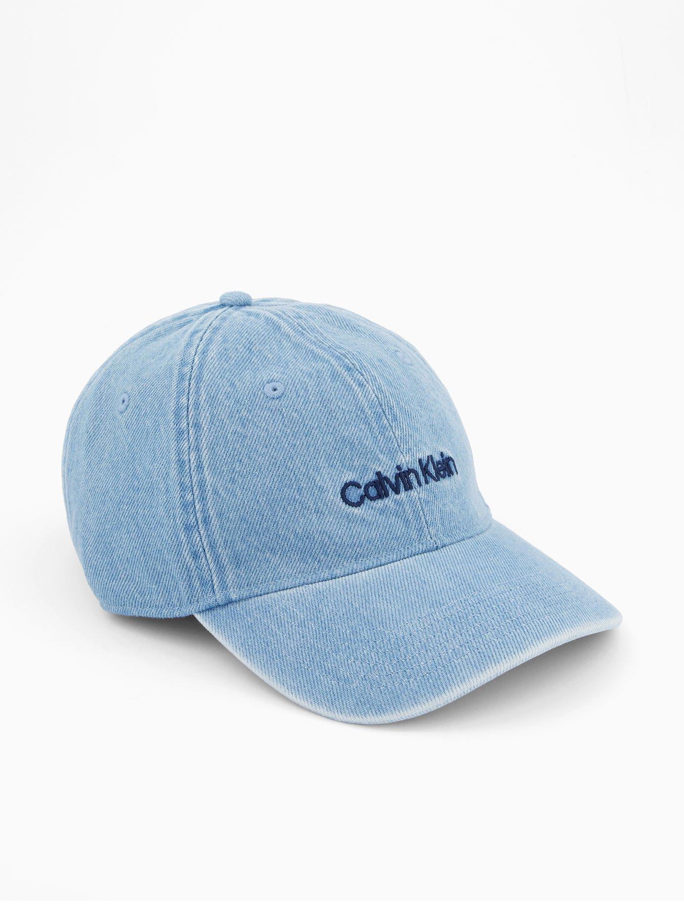 undefined Denim Embroidery Cap - Blue