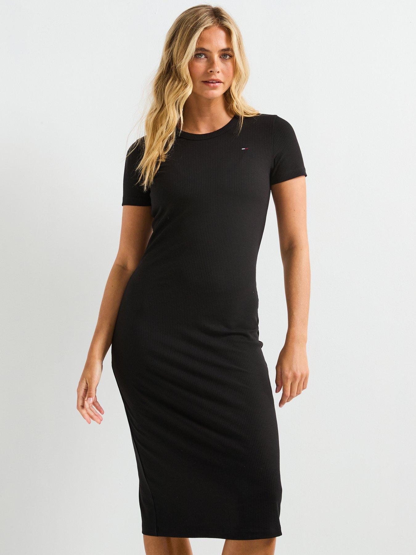 undefined Tjw Rib Bodycon Midi Dress