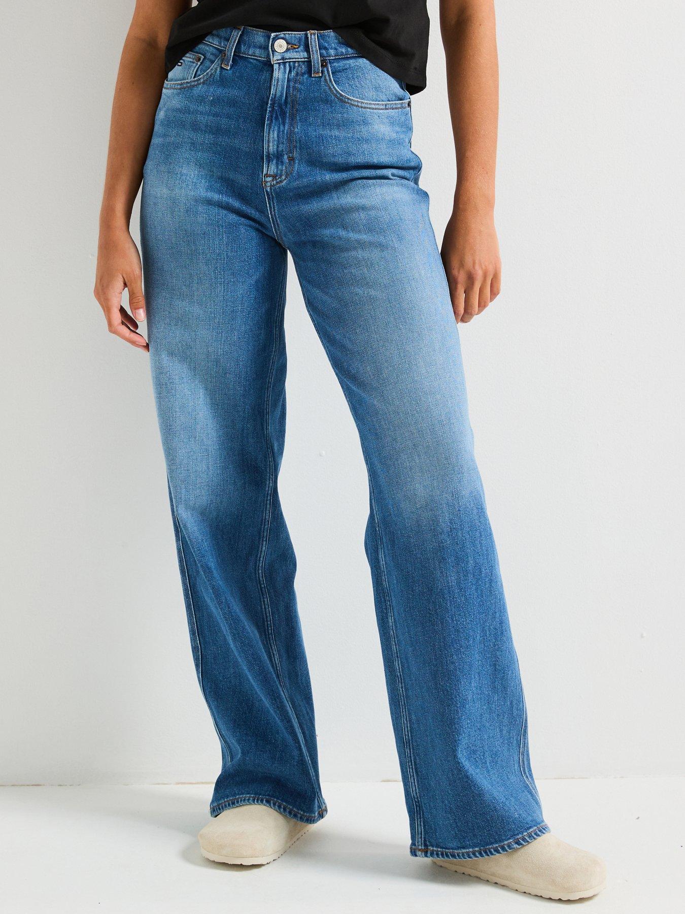 undefined Claire Straight Leg Jeans - Blue