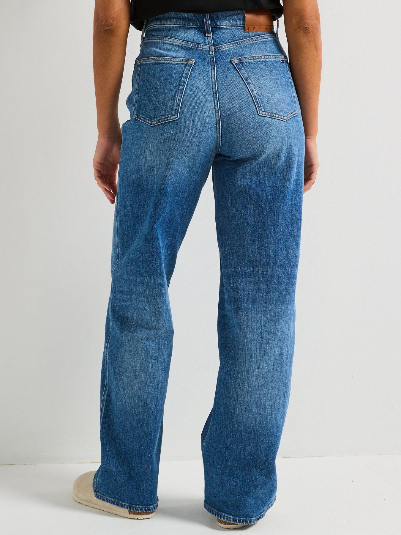 Image 2 of 6 of Tommy Jeans Claire Straight Leg Jeans - Blue