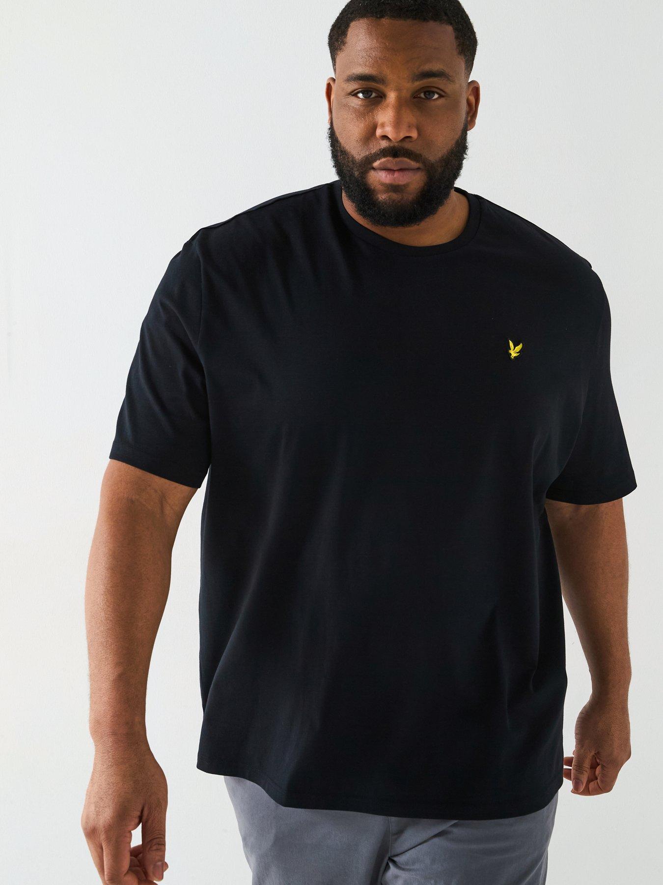 lyle-scott-lyle-amp-scott-big-amp-tall-plain-t-shirt--black