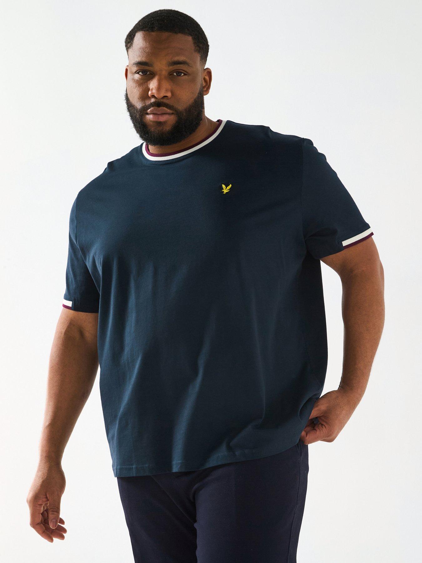 lyle-scott-lyle-amp-scott-big-amp-tall-half-tipped-t-shirt--navy