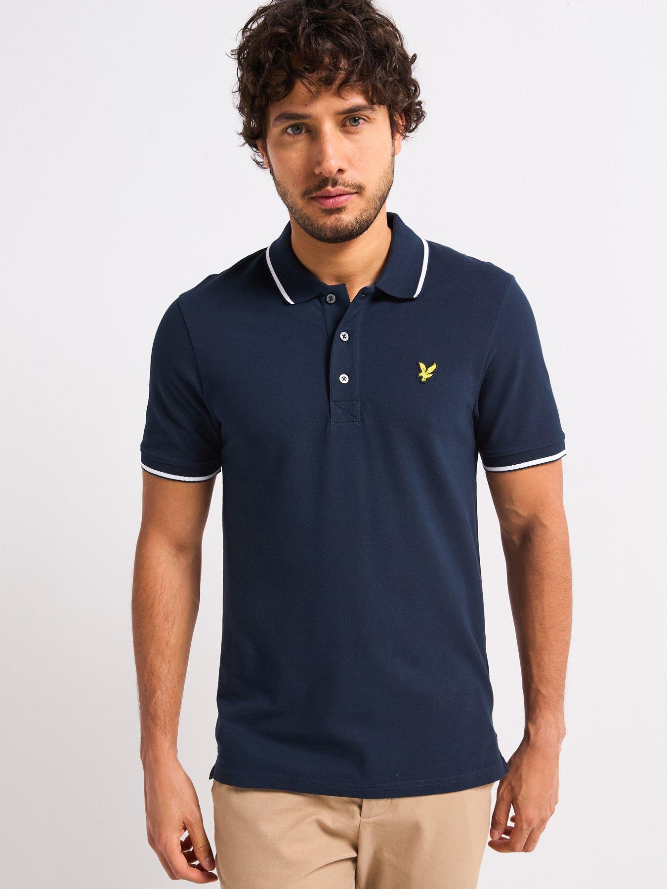 lyle-scott-tipped-polo-shirt-navy
