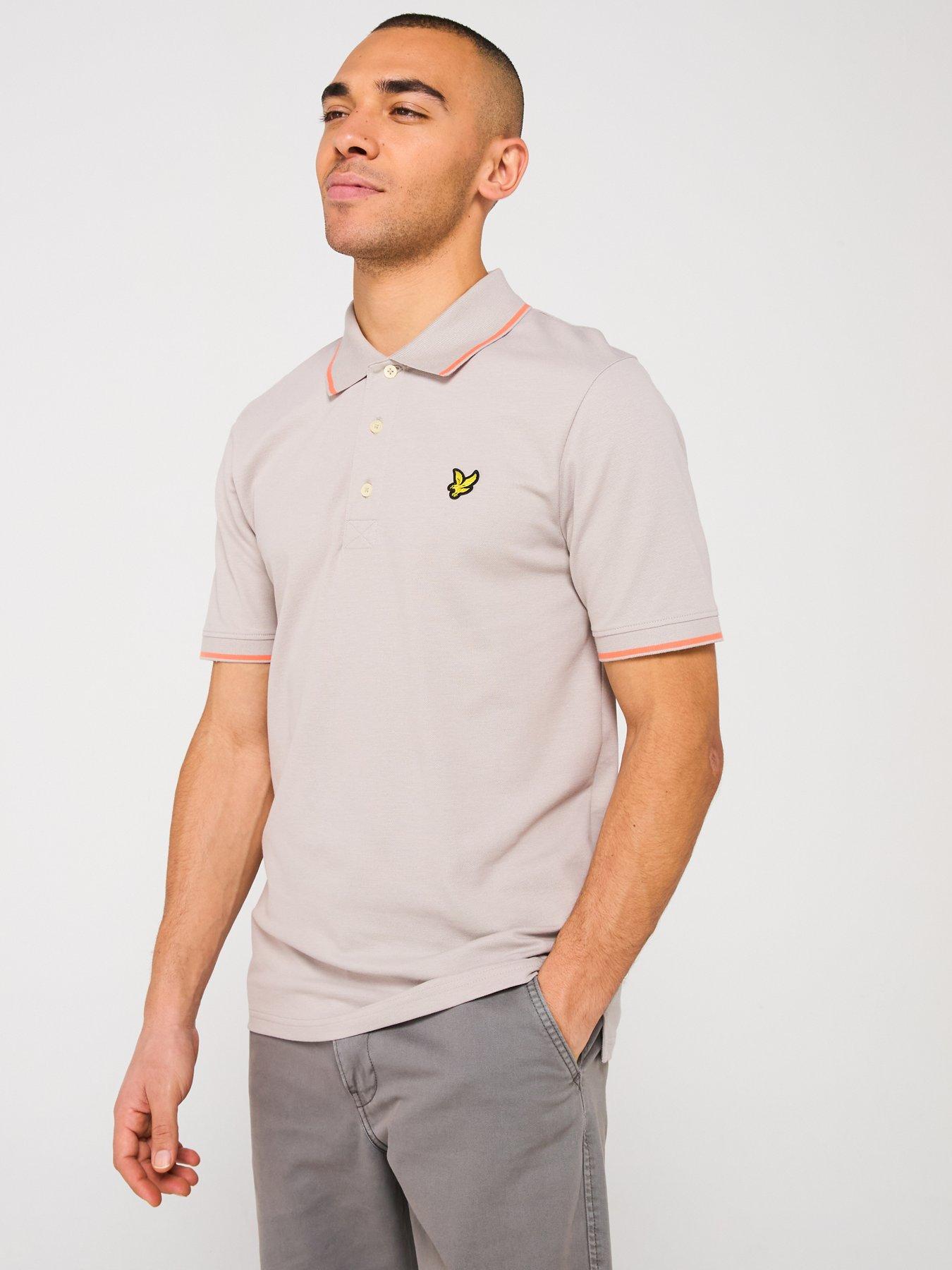 lyle-scott-tipped-polo-shirt-light-grey