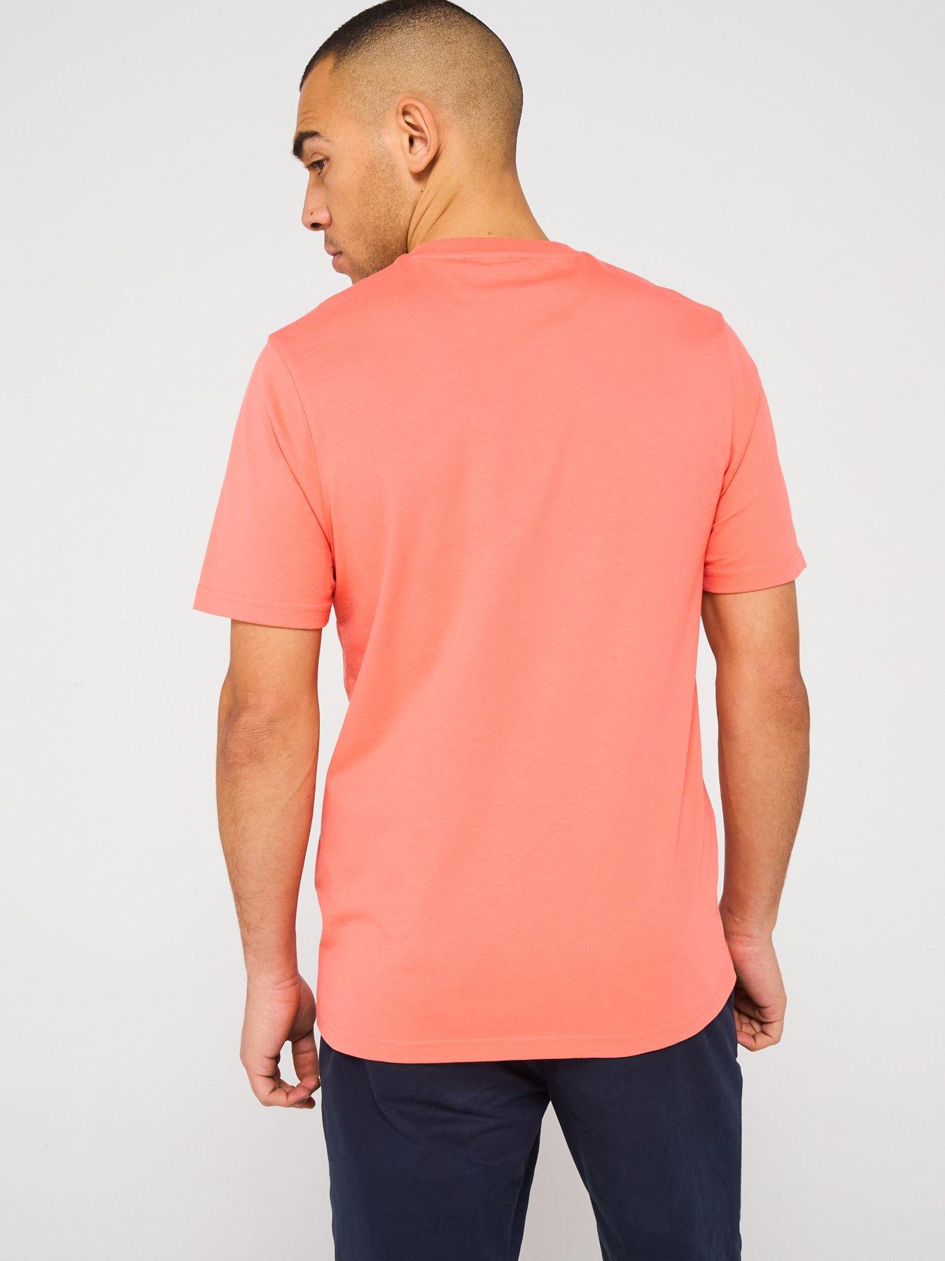  image of lyle-scott-plain-t-shirt-orange
