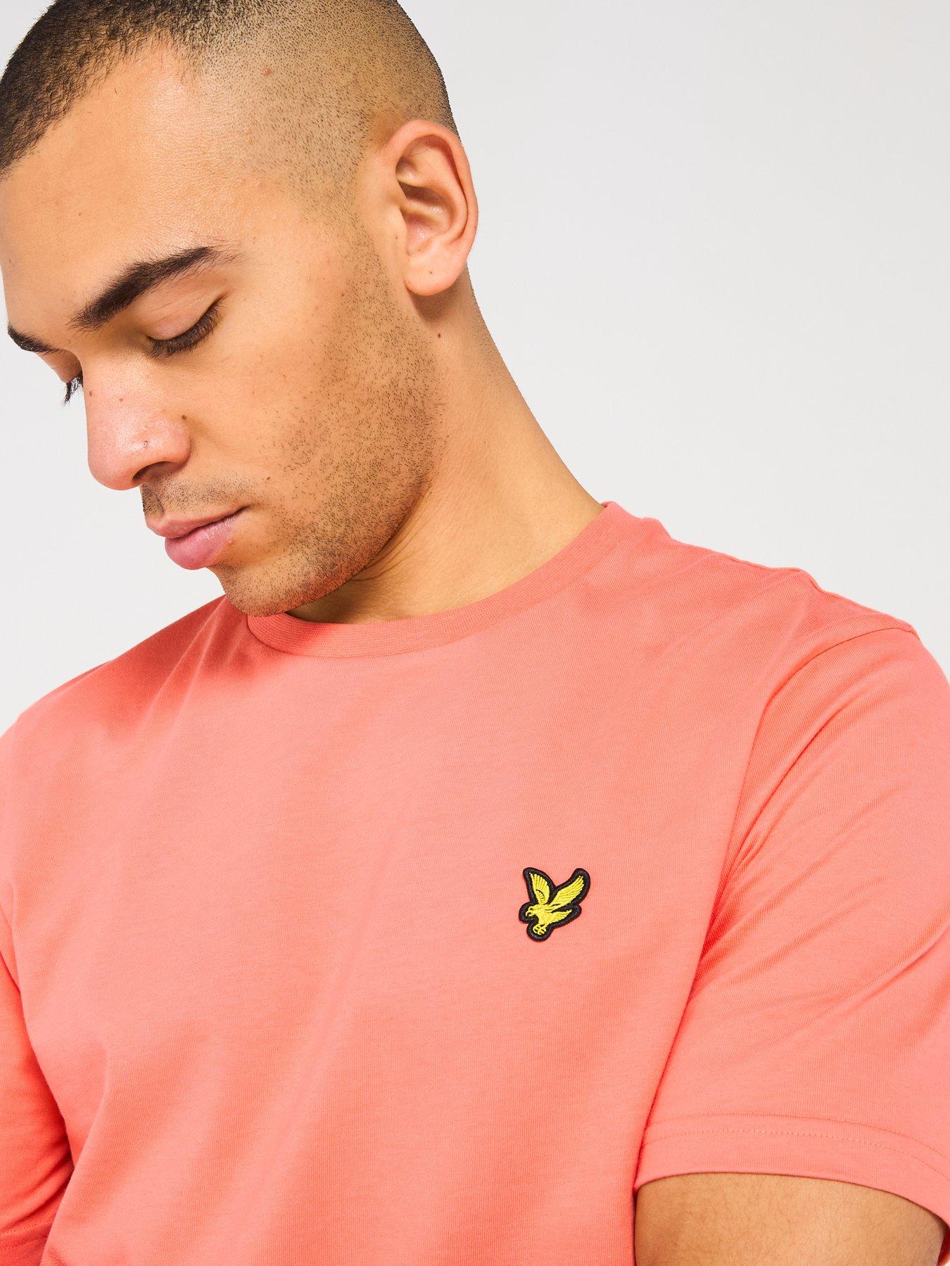  image of lyle-scott-plain-t-shirt-orange