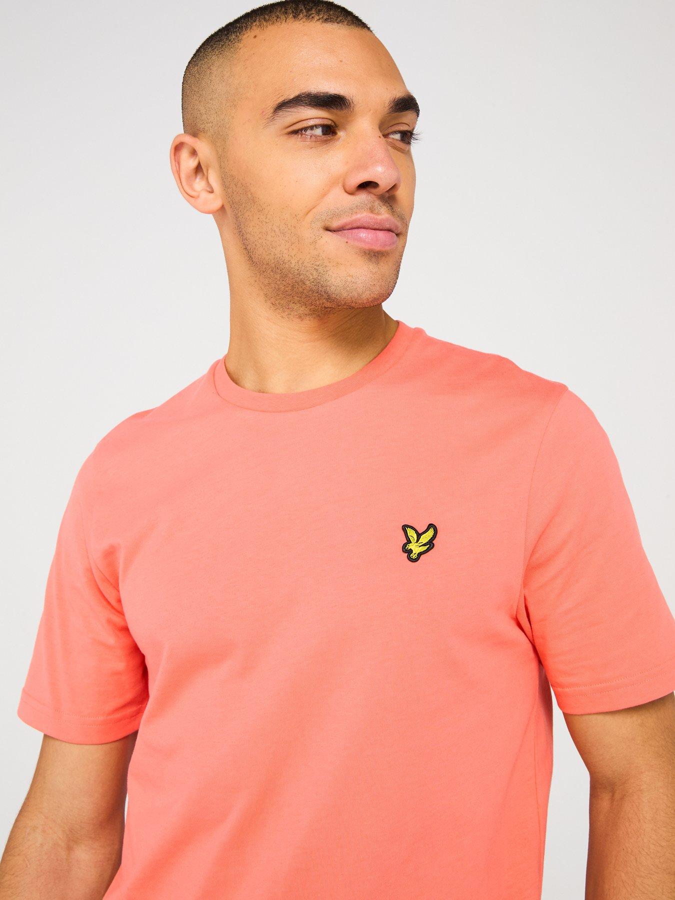  image of lyle-scott-plain-t-shirt-orange