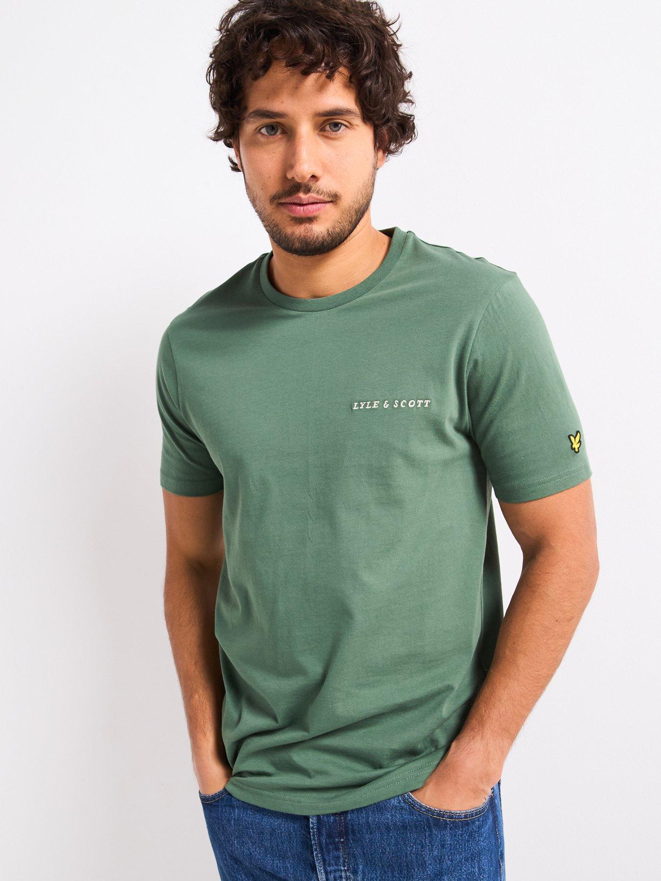 lyle-scott-embroidered-t-shirt-green