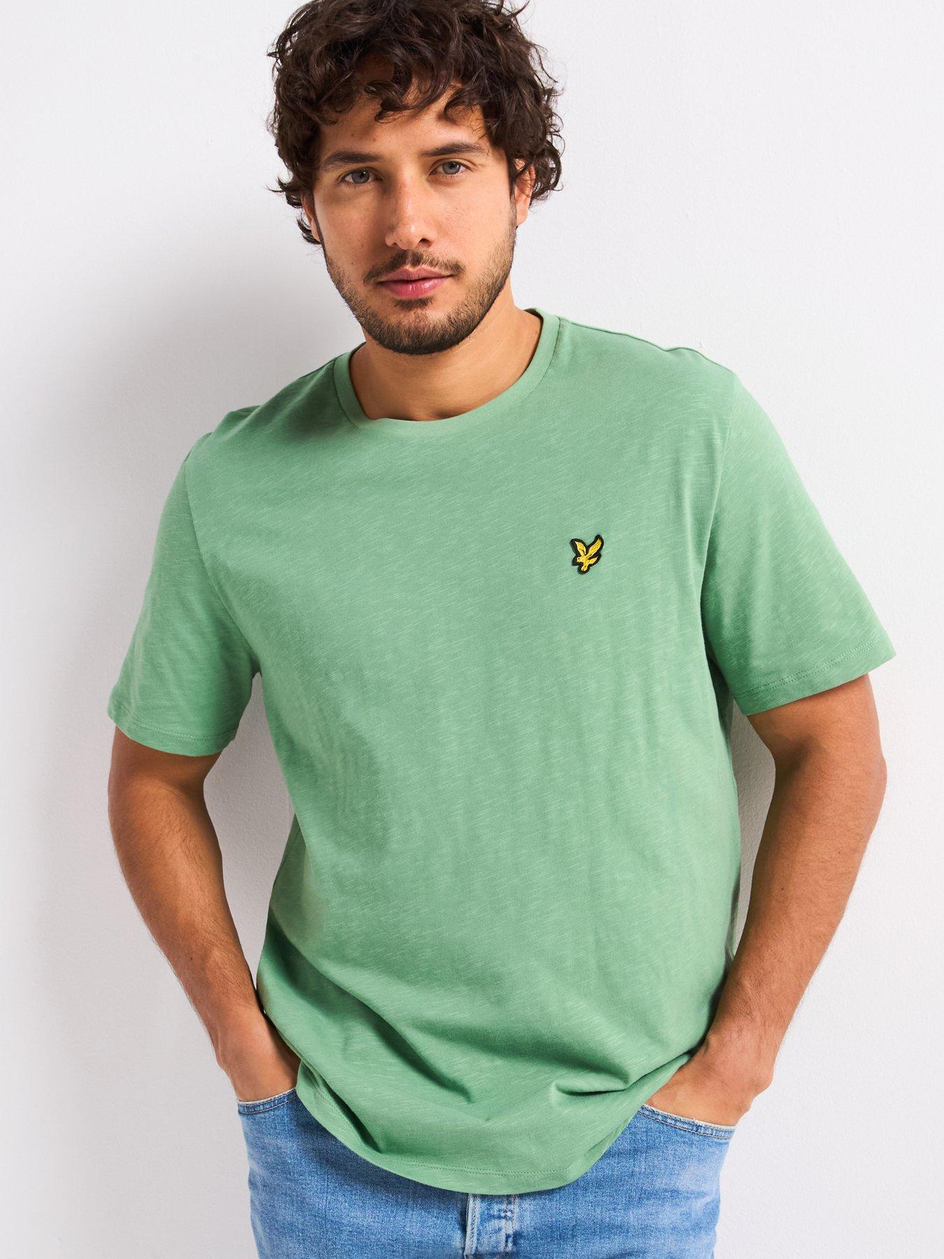 lyle-scott-slub-t-shirt-green