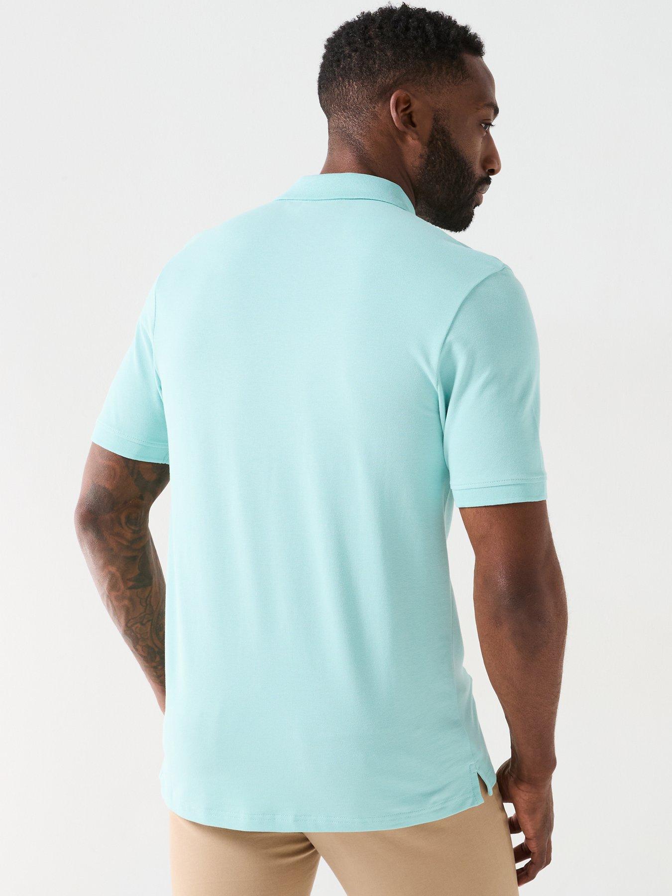 Image 2 of 5 of Lyle & Scott Plain Polo Shirt - Blue