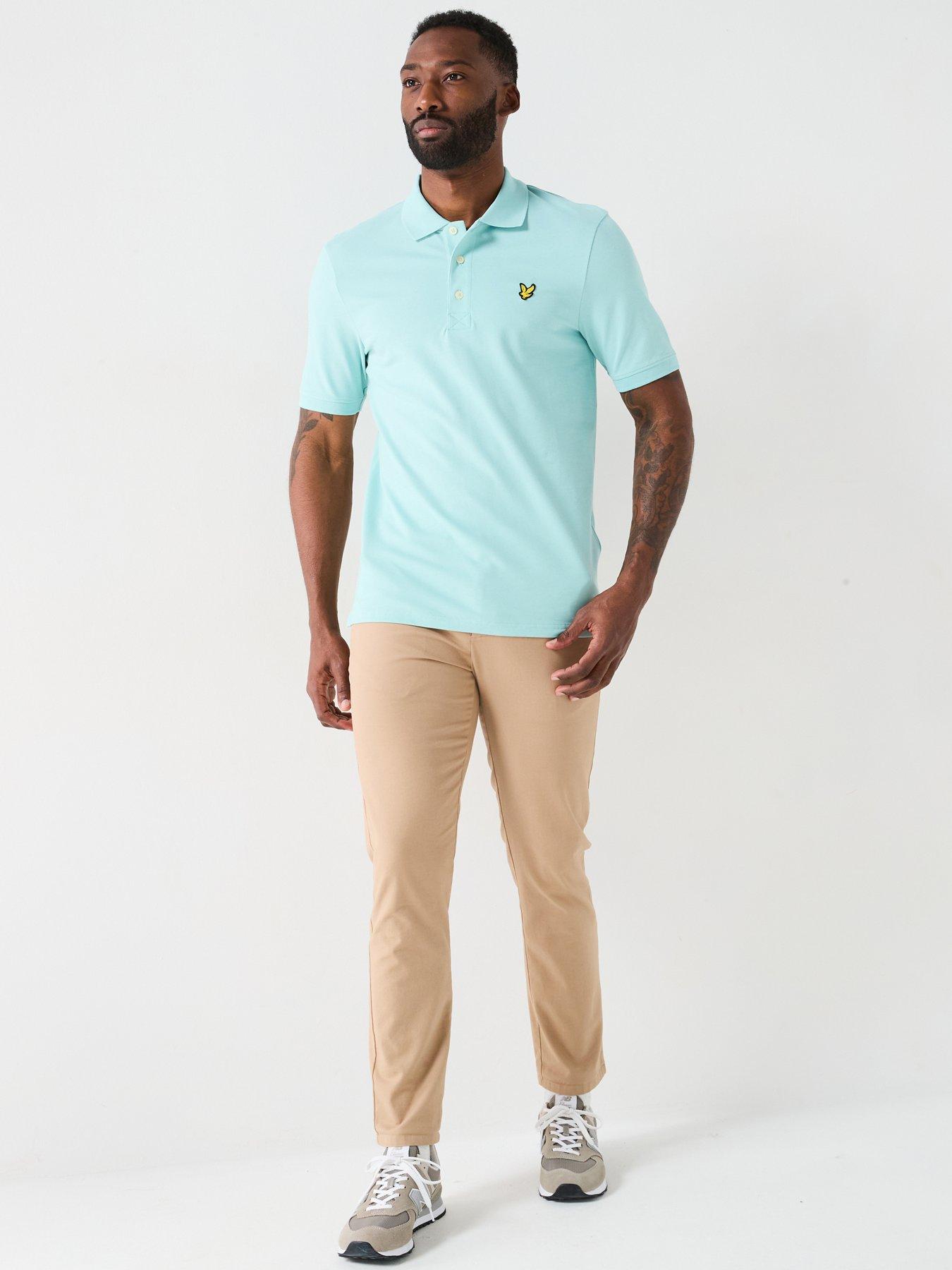 Image 3 of 5 of Lyle & Scott Plain Polo Shirt - Blue
