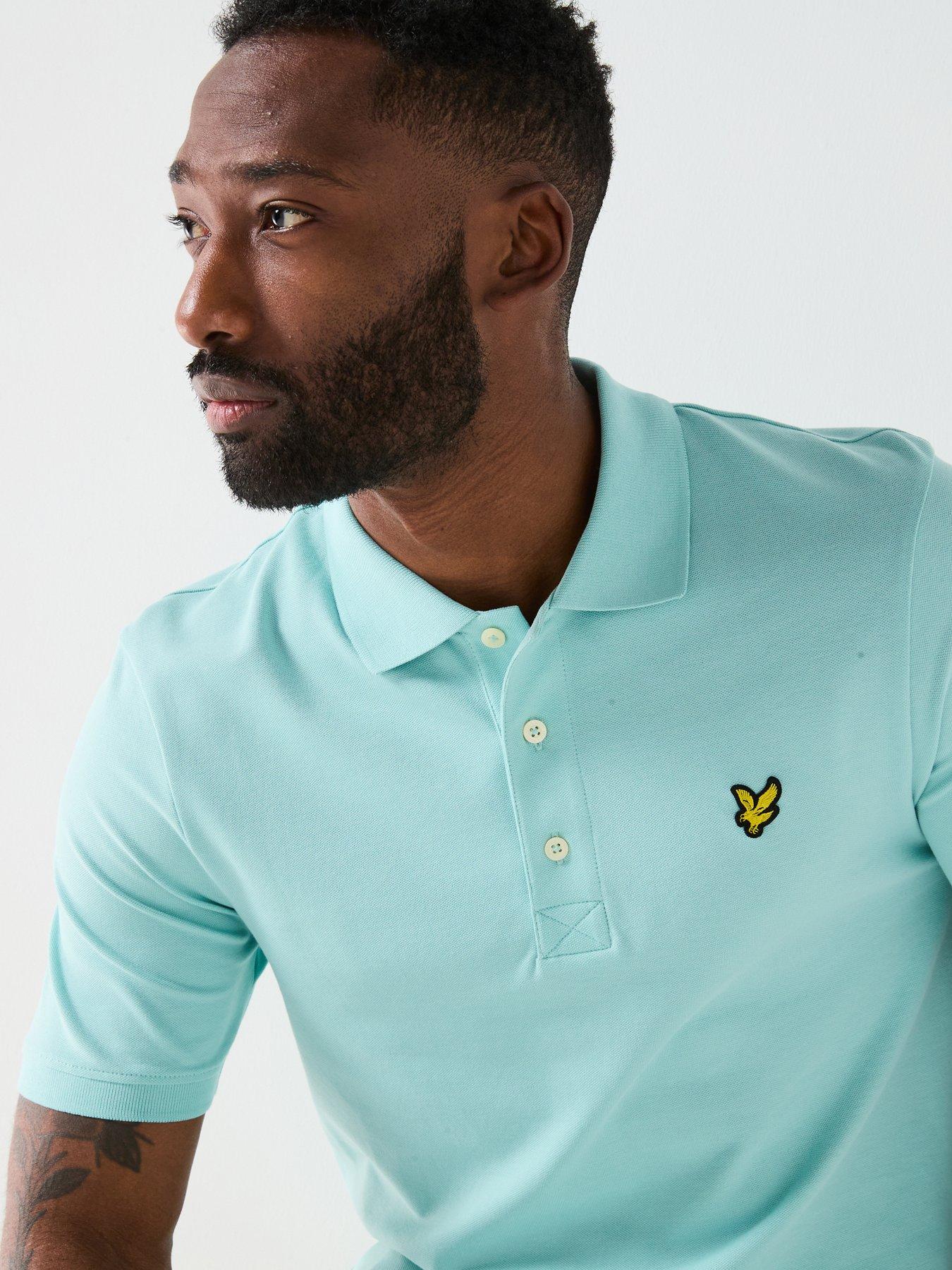 Image 4 of 5 of Lyle & Scott Plain Polo Shirt - Blue