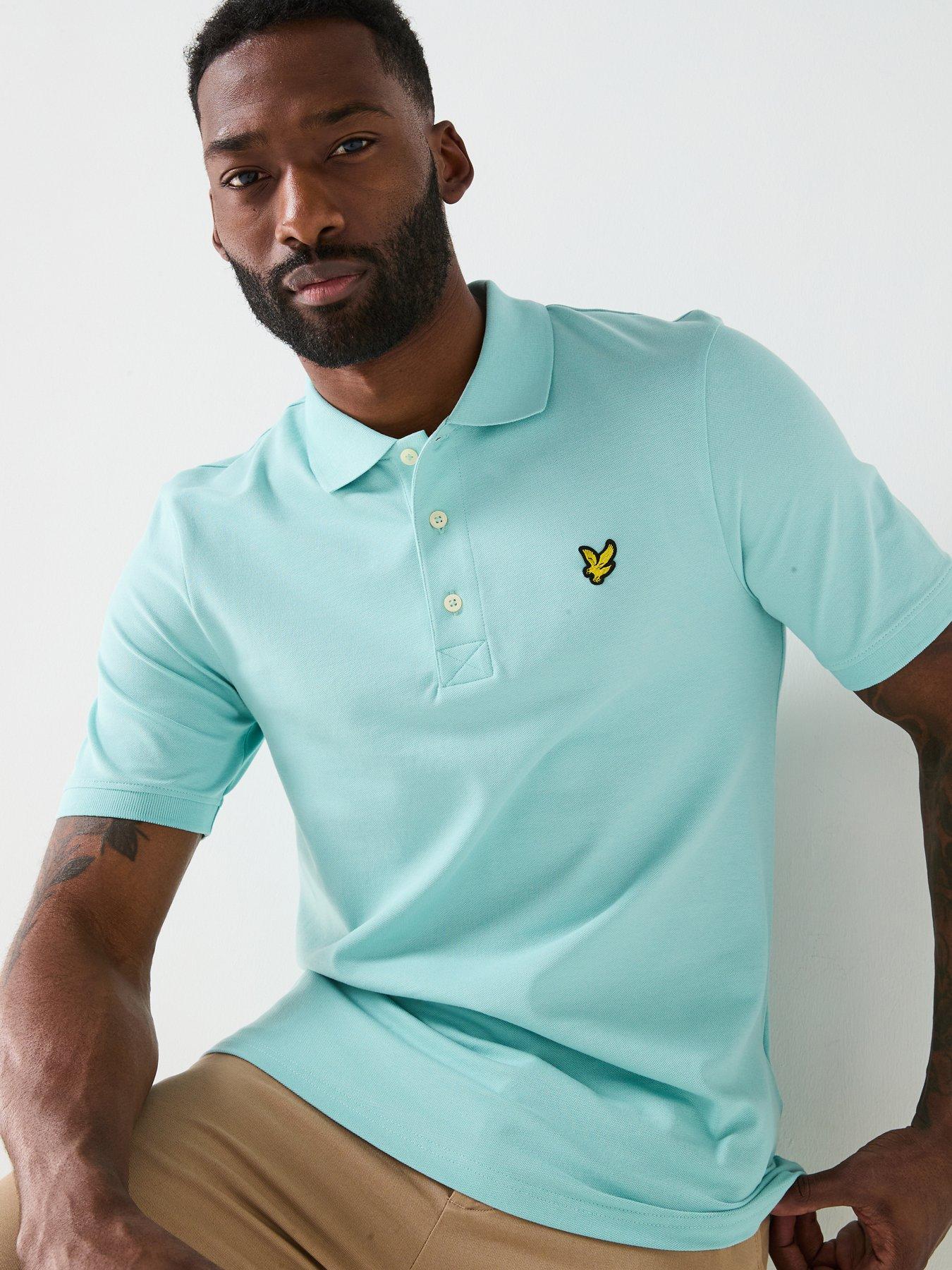 Image 5 of 5 of Lyle & Scott Plain Polo Shirt - Blue