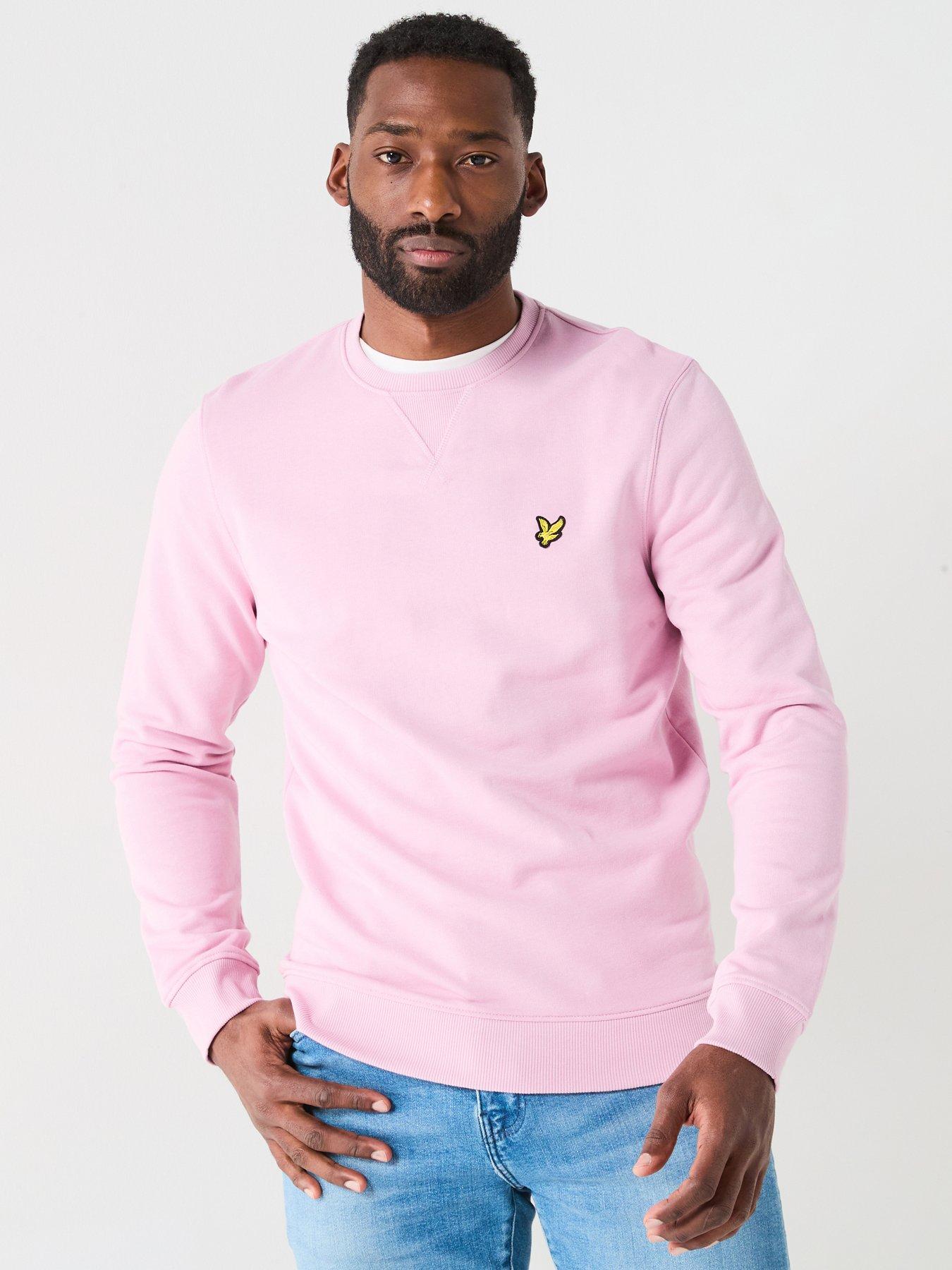 lyle-scott-crew-neck-sweat-pink
