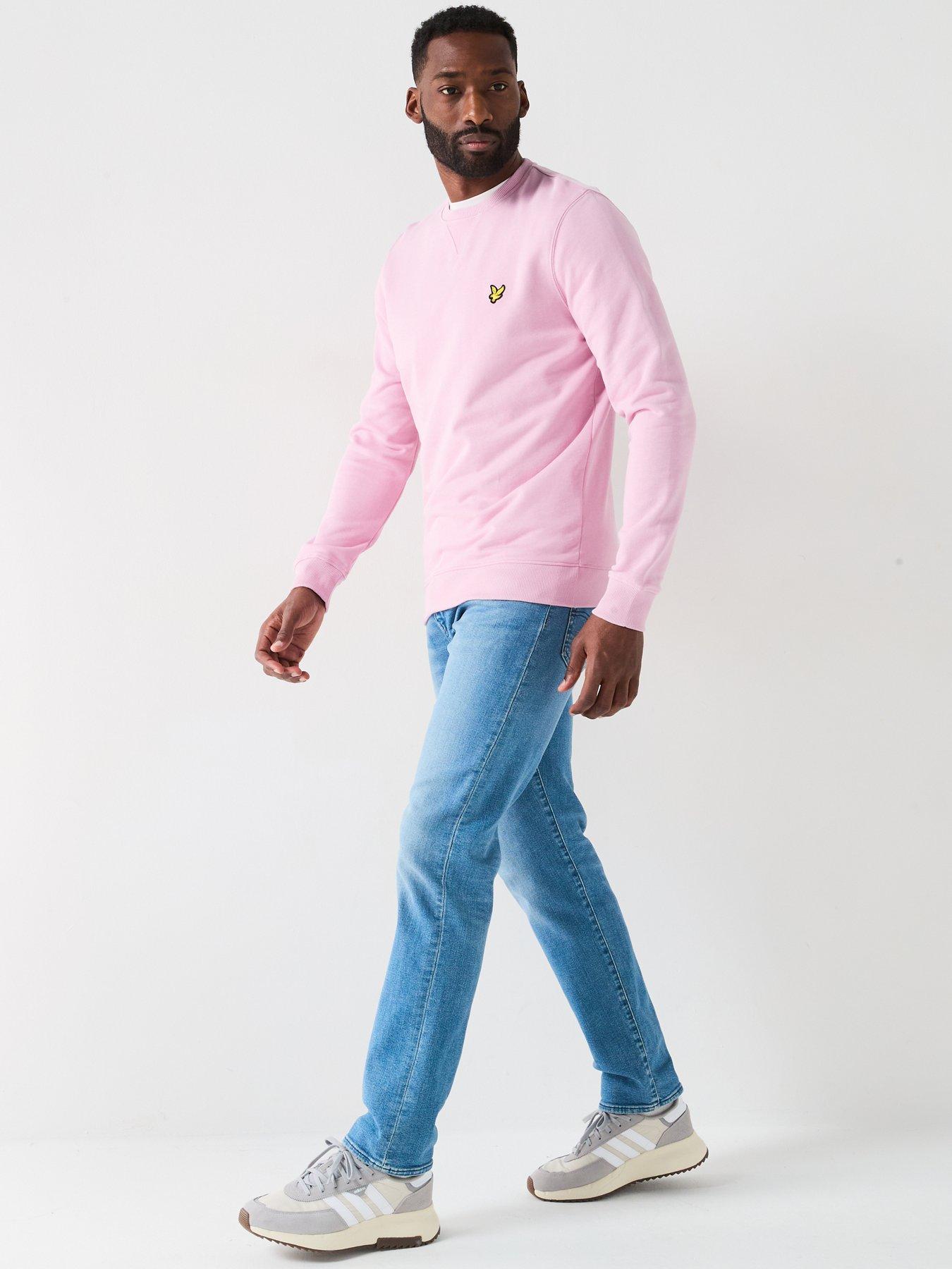  image of lyle-scott-crew-neck-sweat-pink