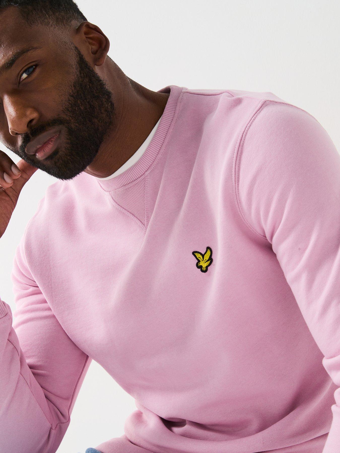  image of lyle-scott-crew-neck-sweat-pink