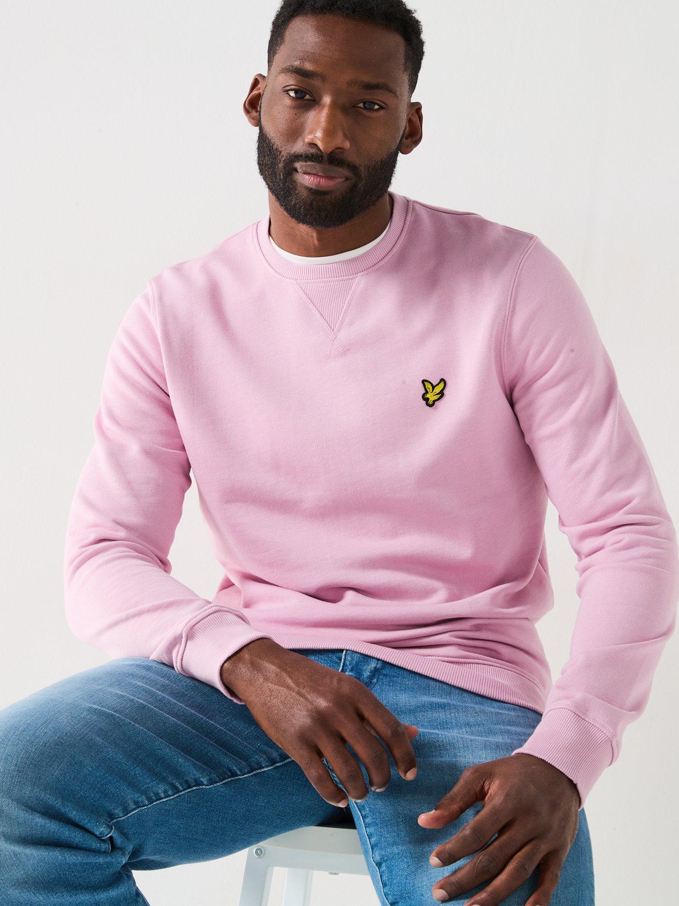  image of lyle-scott-crew-neck-sweat-pink