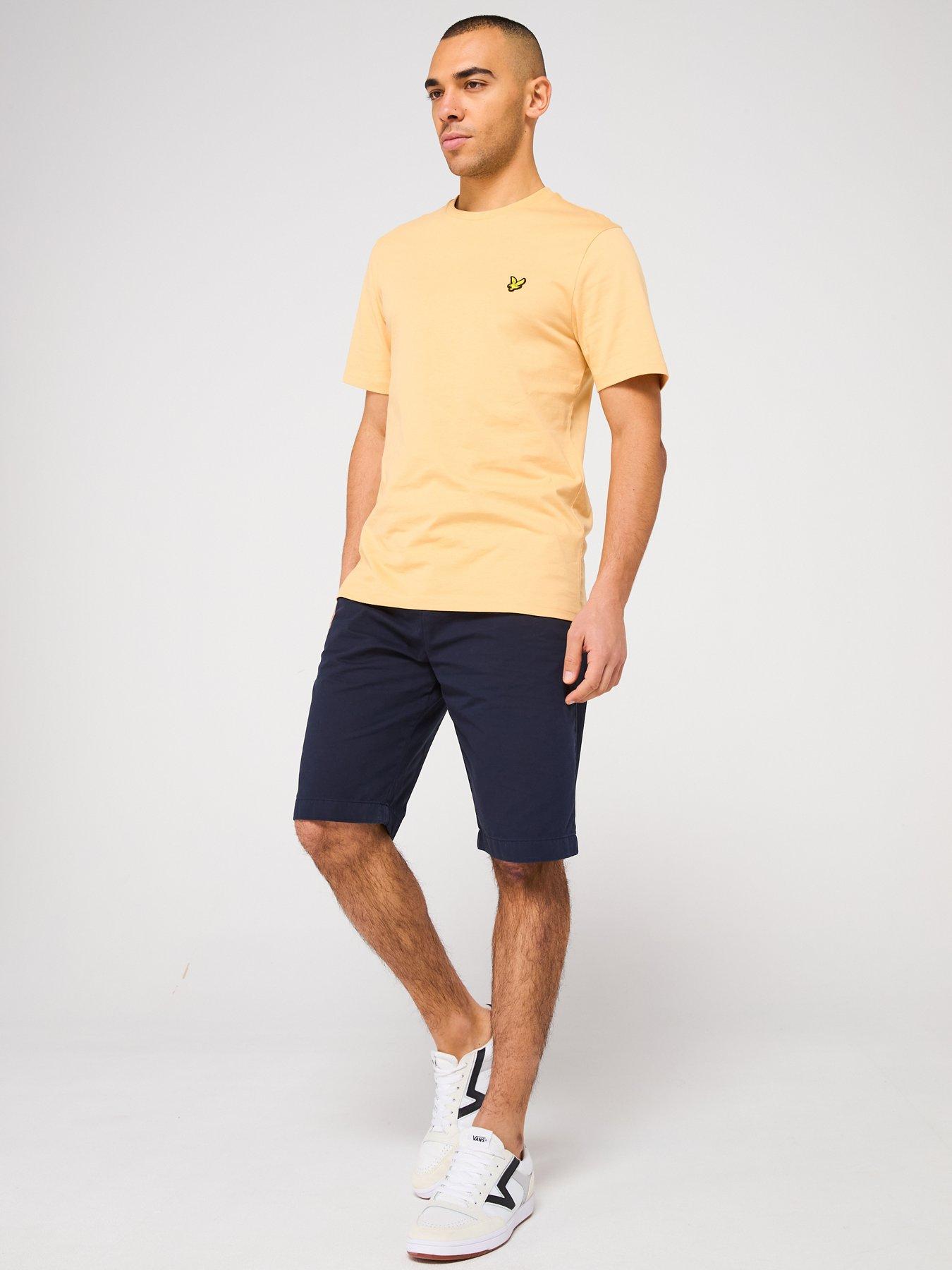  image of lyle-scott-plain-t-shirt-orange