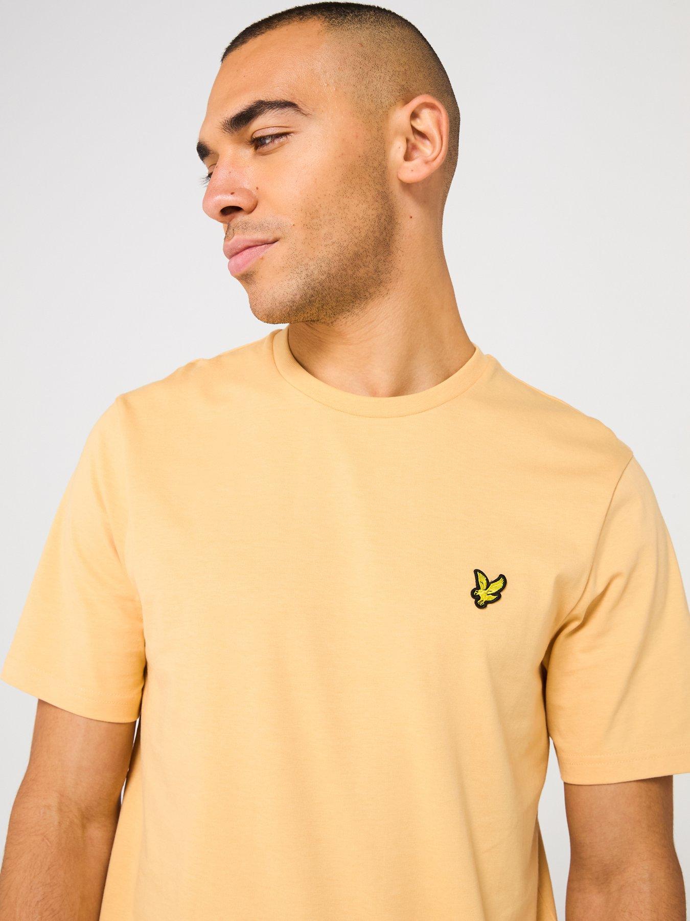  image of lyle-scott-plain-t-shirt-orange