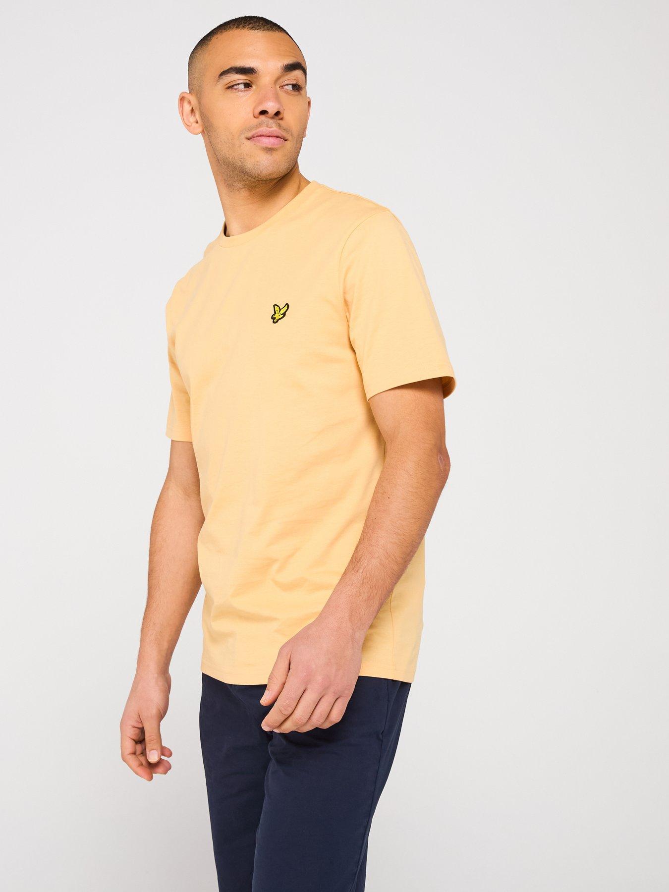  image of lyle-scott-plain-t-shirt-orange