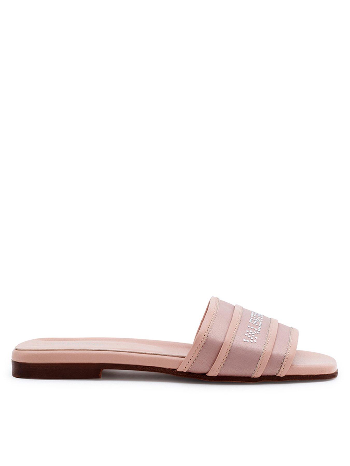 undefined Dress Slider Sandal - Nude