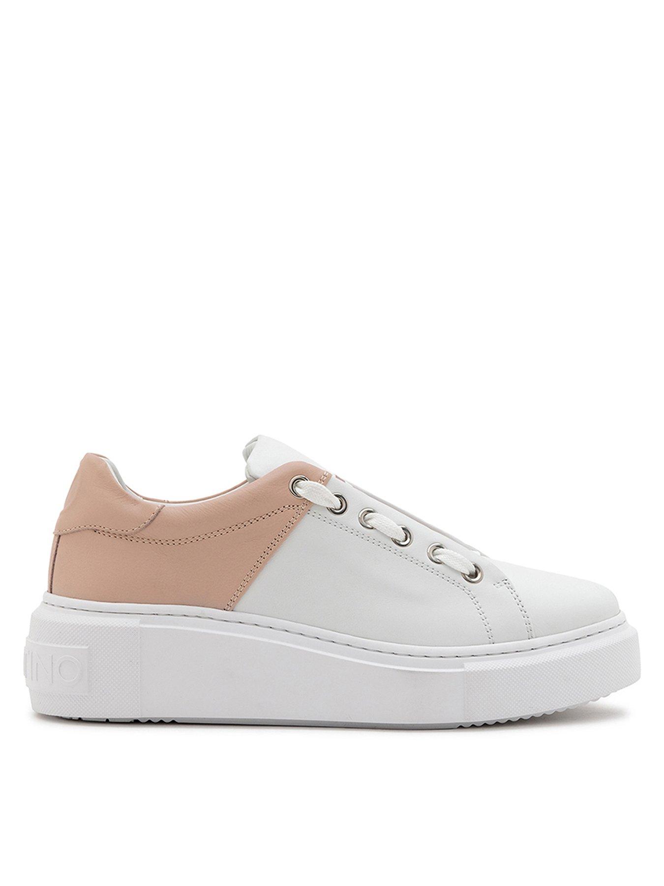 Valentino Baraga Sneaker Lace-Up - White/Nude