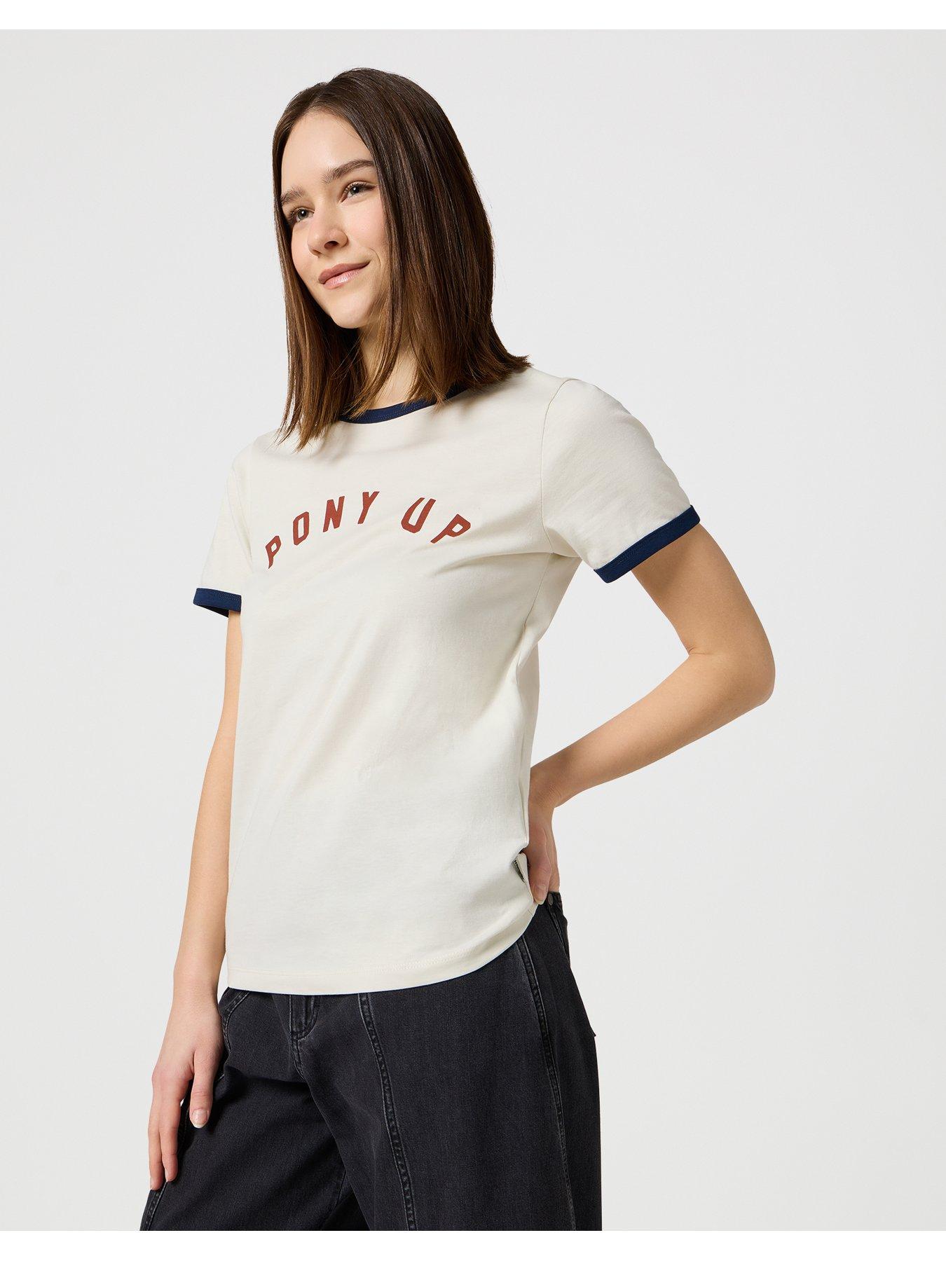  image of wrangler-ringer-tee--white