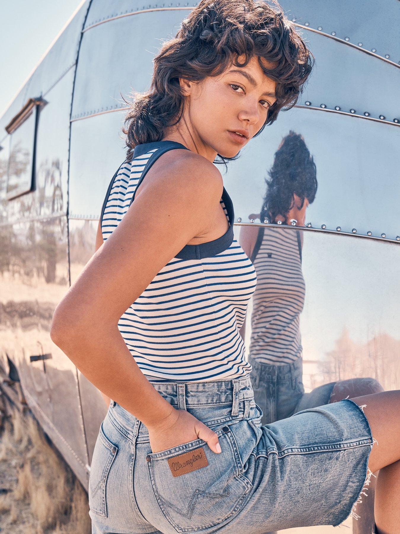  image of wrangler-ringer-tank--blue
