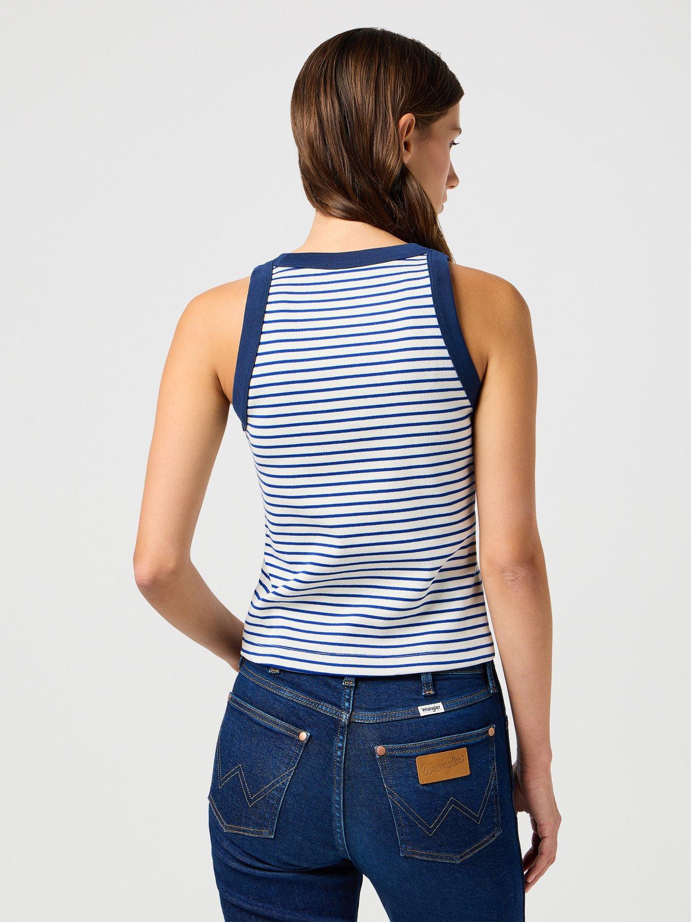  image of wrangler-ringer-tank--blue