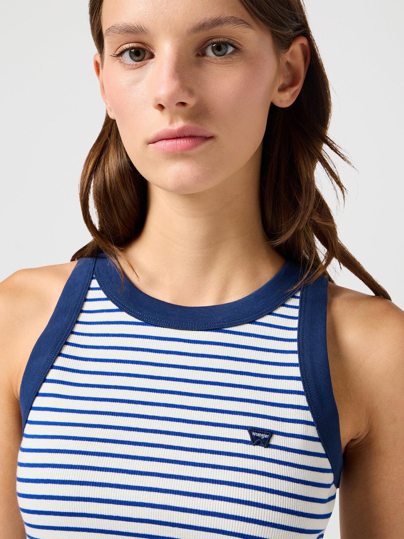  image of wrangler-ringer-tank--blue