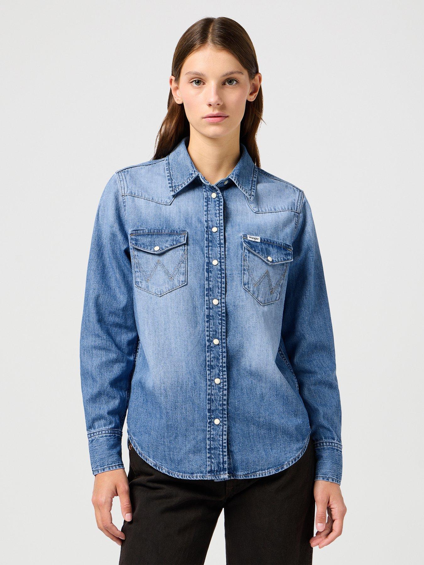 undefined Heritage Denim Shirt - Blue
