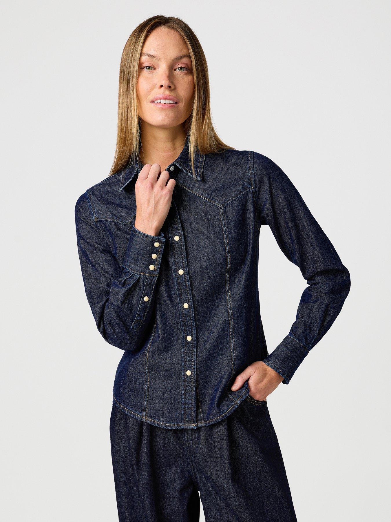 wrangler-denim-shirt--blue