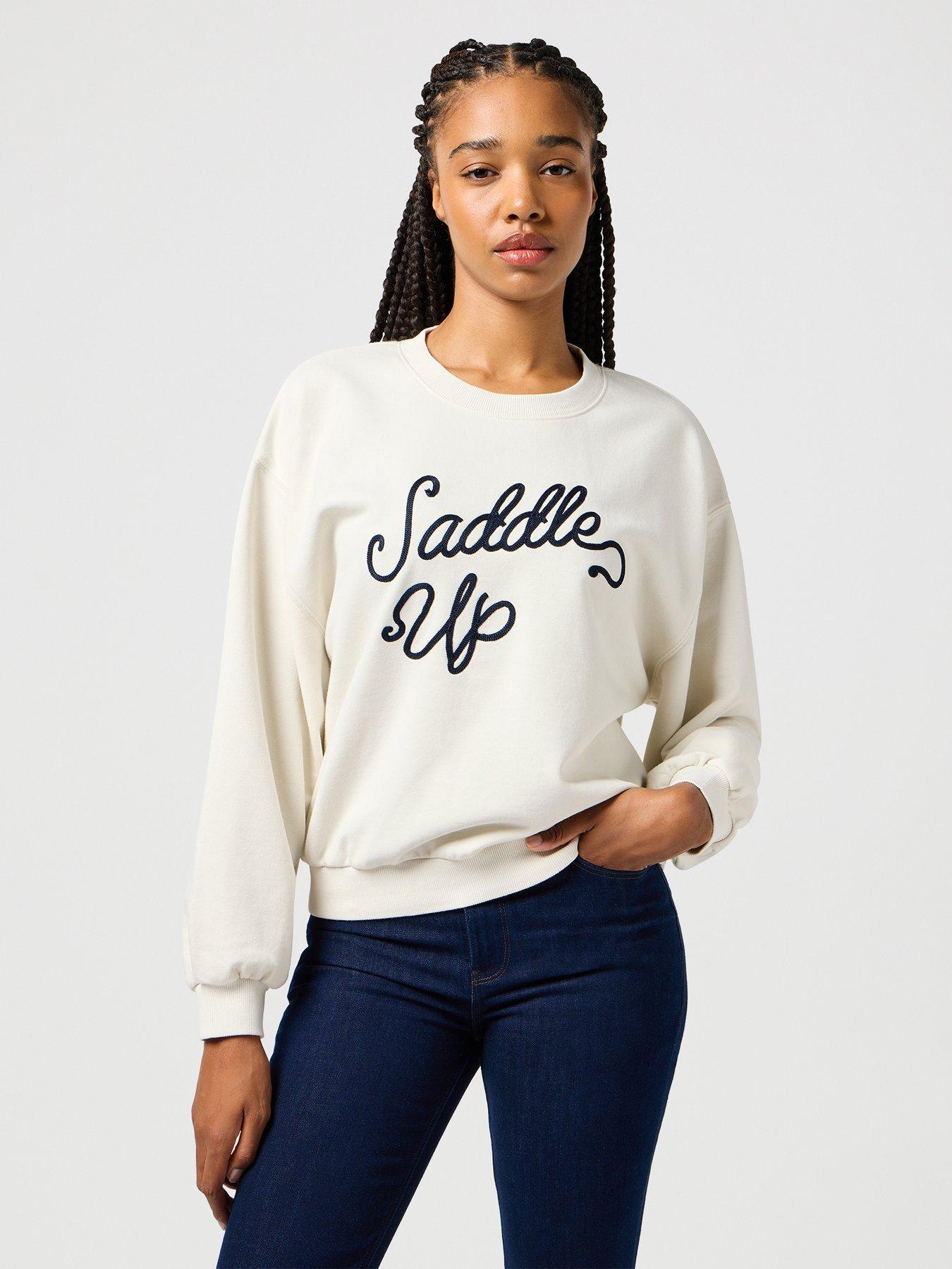 undefined Oversized Sweat- White