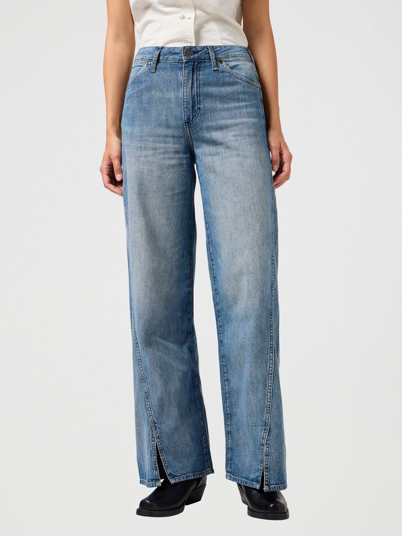 Wrangler Loose Straight Leg Jean - Mid Wash