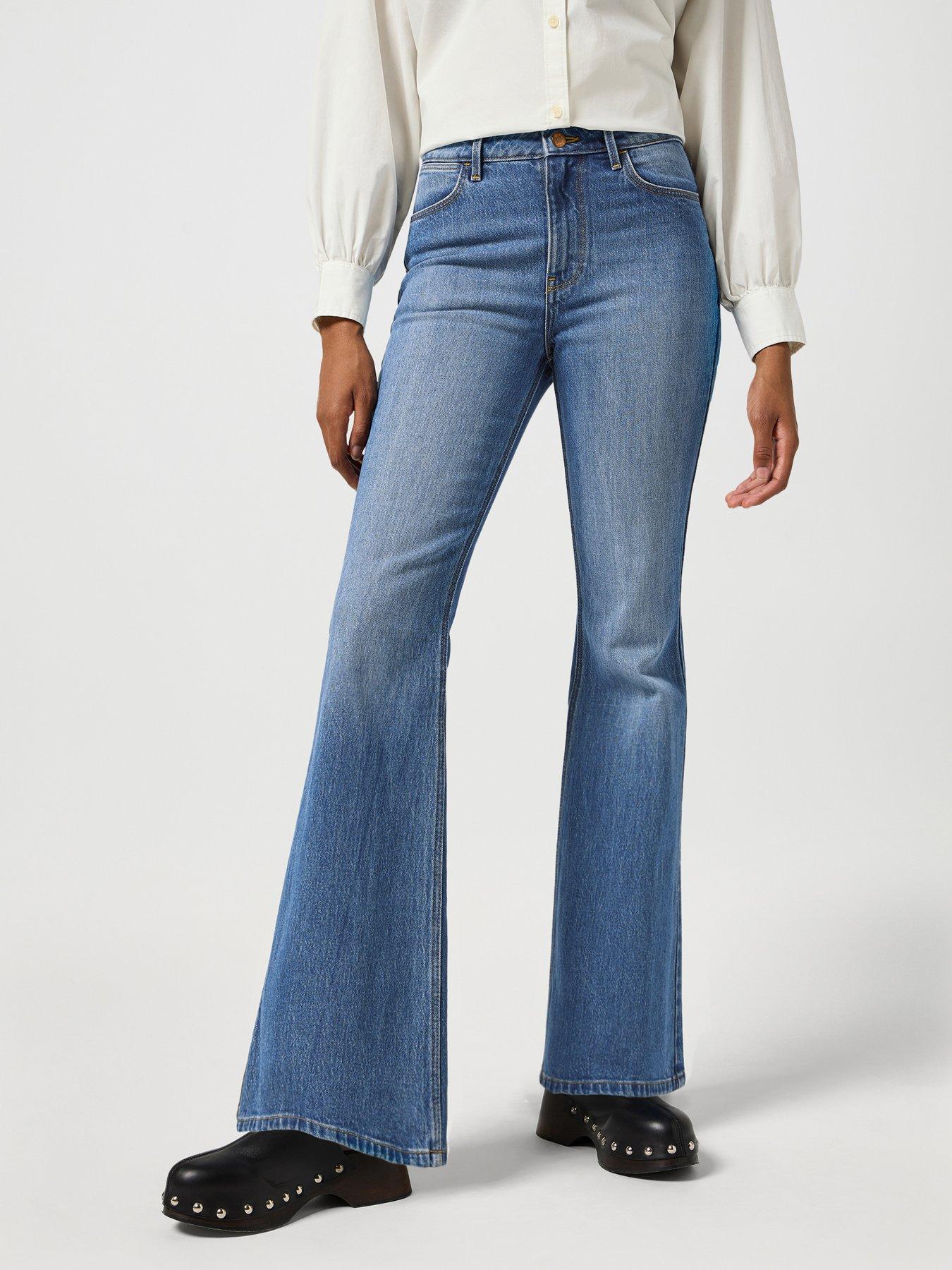 Wrangler Fierce Flare Jeans - Blue