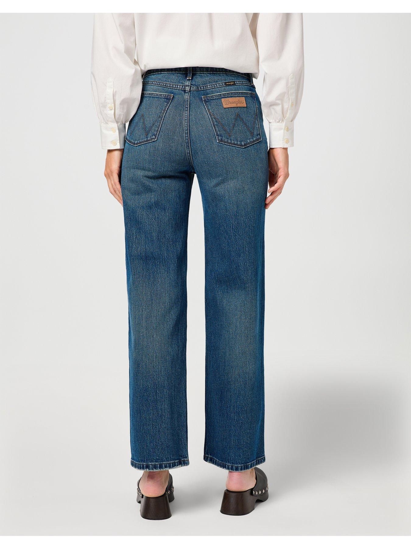  image of wrangler-loose-straight-jeans-blue