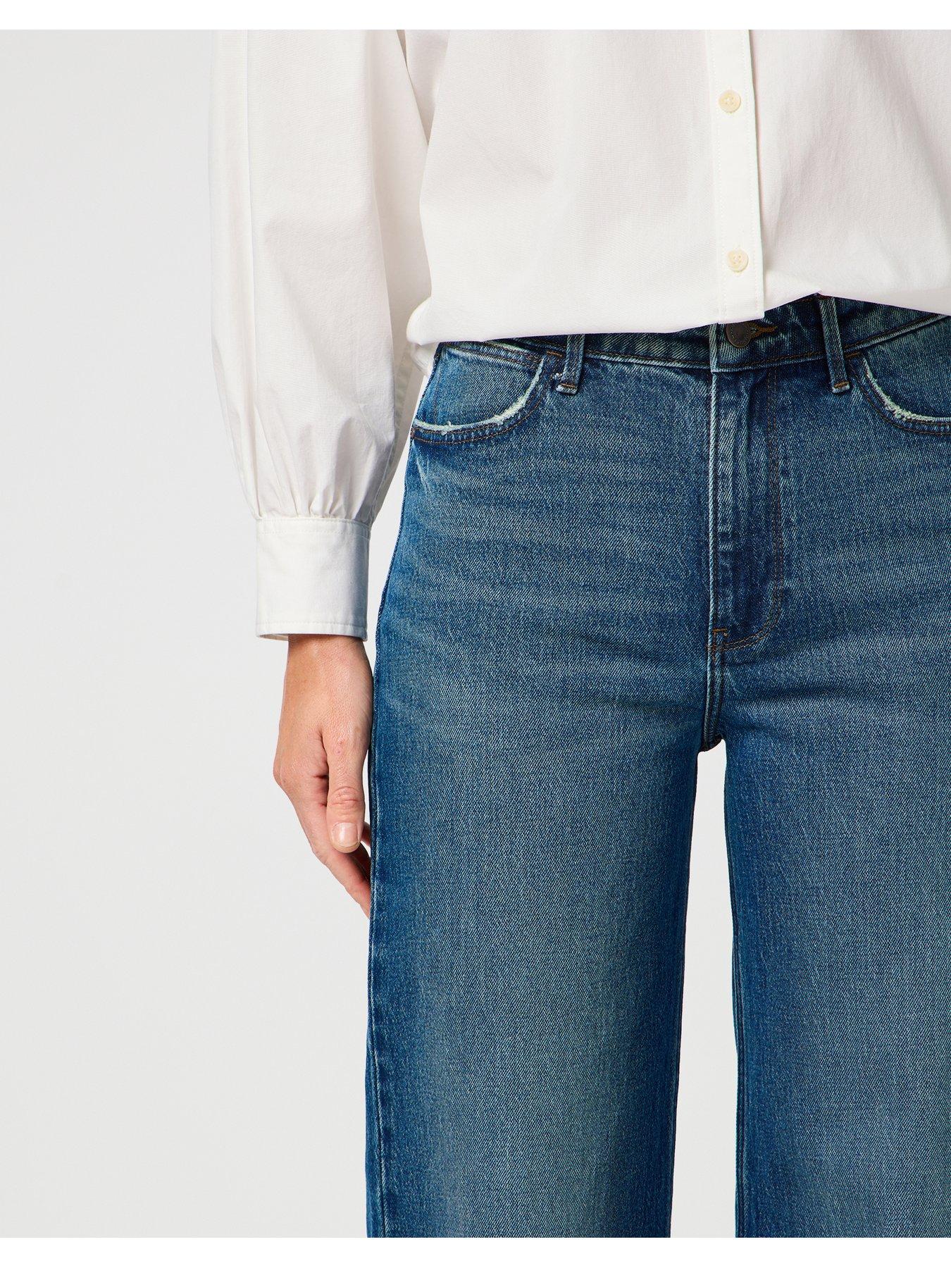  image of wrangler-loose-straight-jeans-blue
